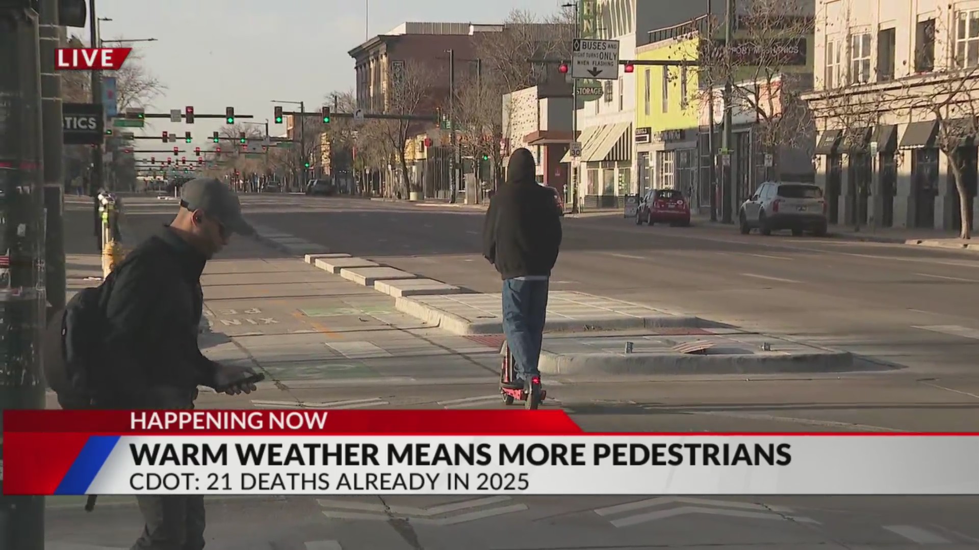 Drivers urged to watch out for pedestrians as weather warms – FOX31 Denver