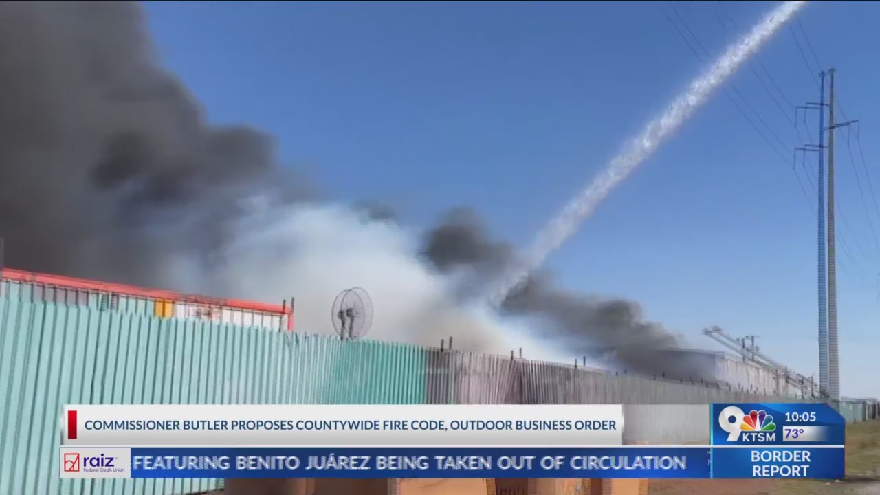 County commissioner pushing for fire code – KTSM 9 News