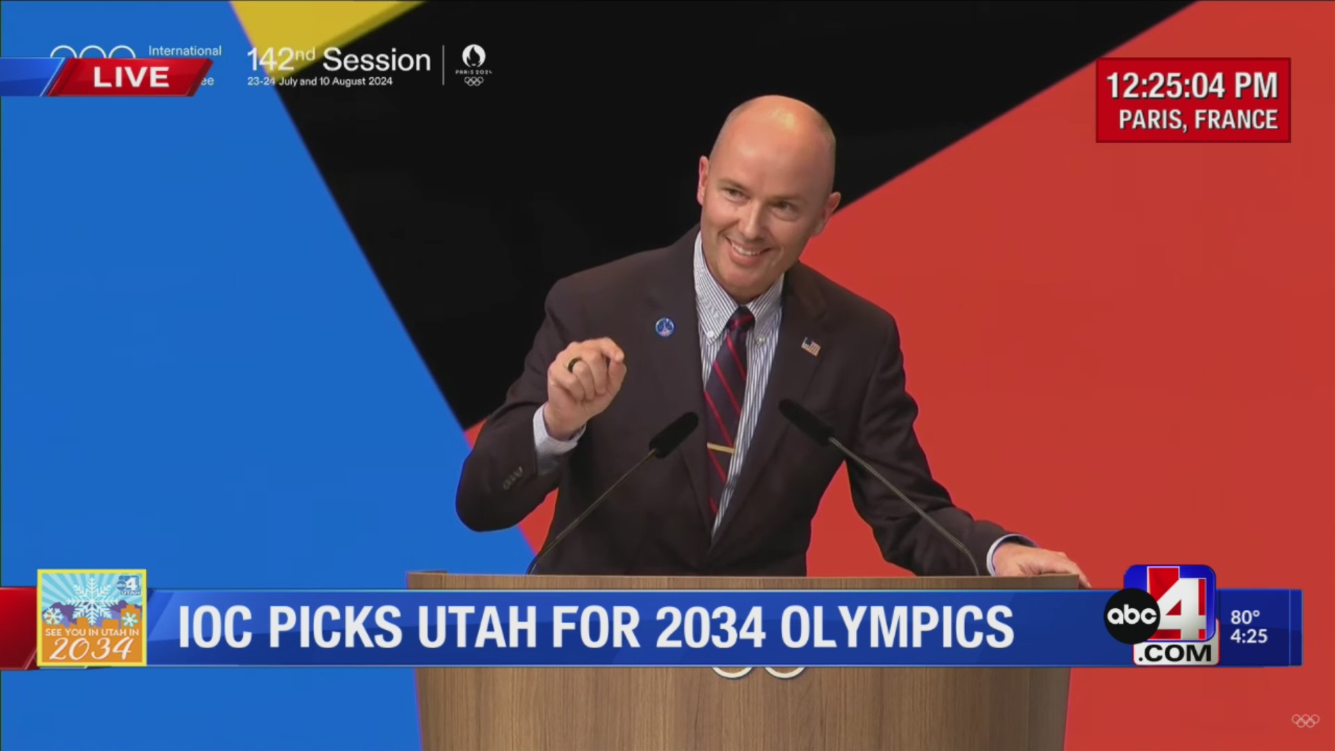 Salt Lake City named as host of 2034 Winter Olympic Games – FOX31 Denver
