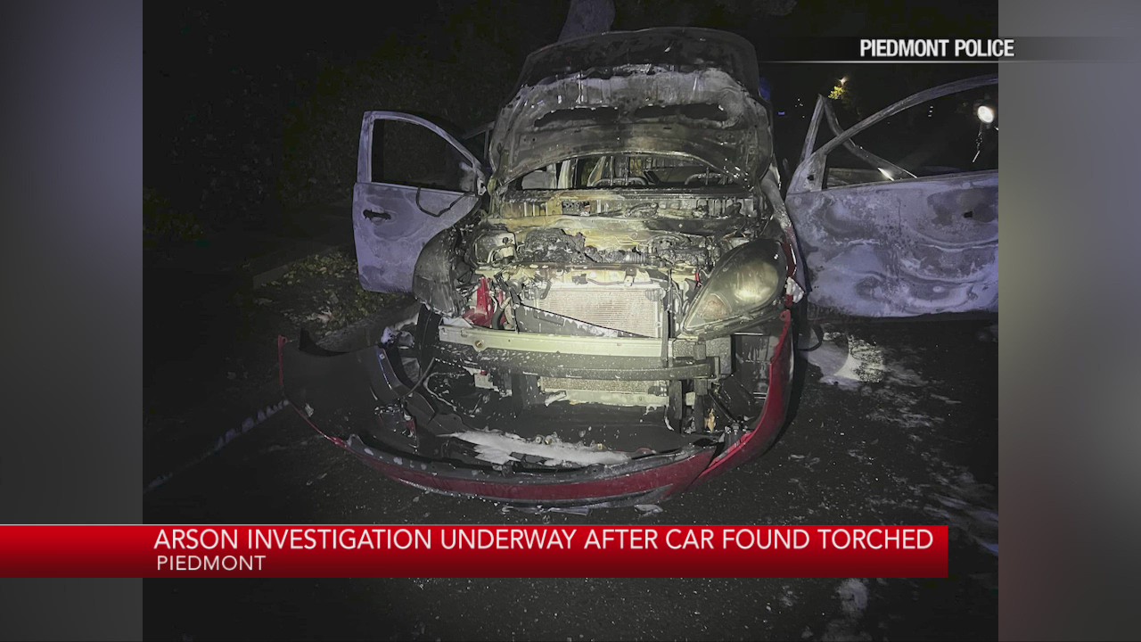 Arson investigation underway after car torched in Piedmont – KRON4