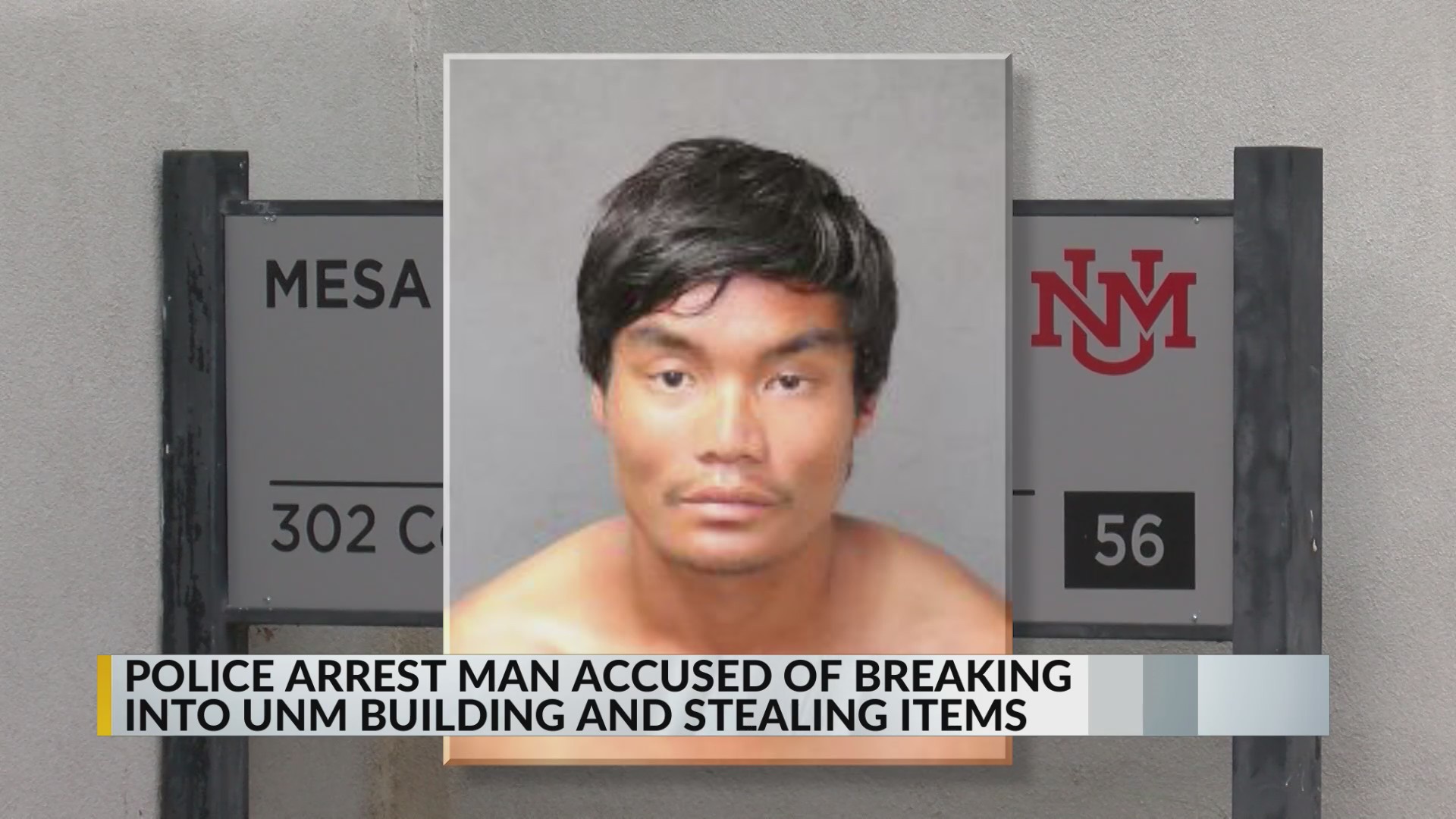 Police arrest man accused of breaking into UNM building and stealing ...