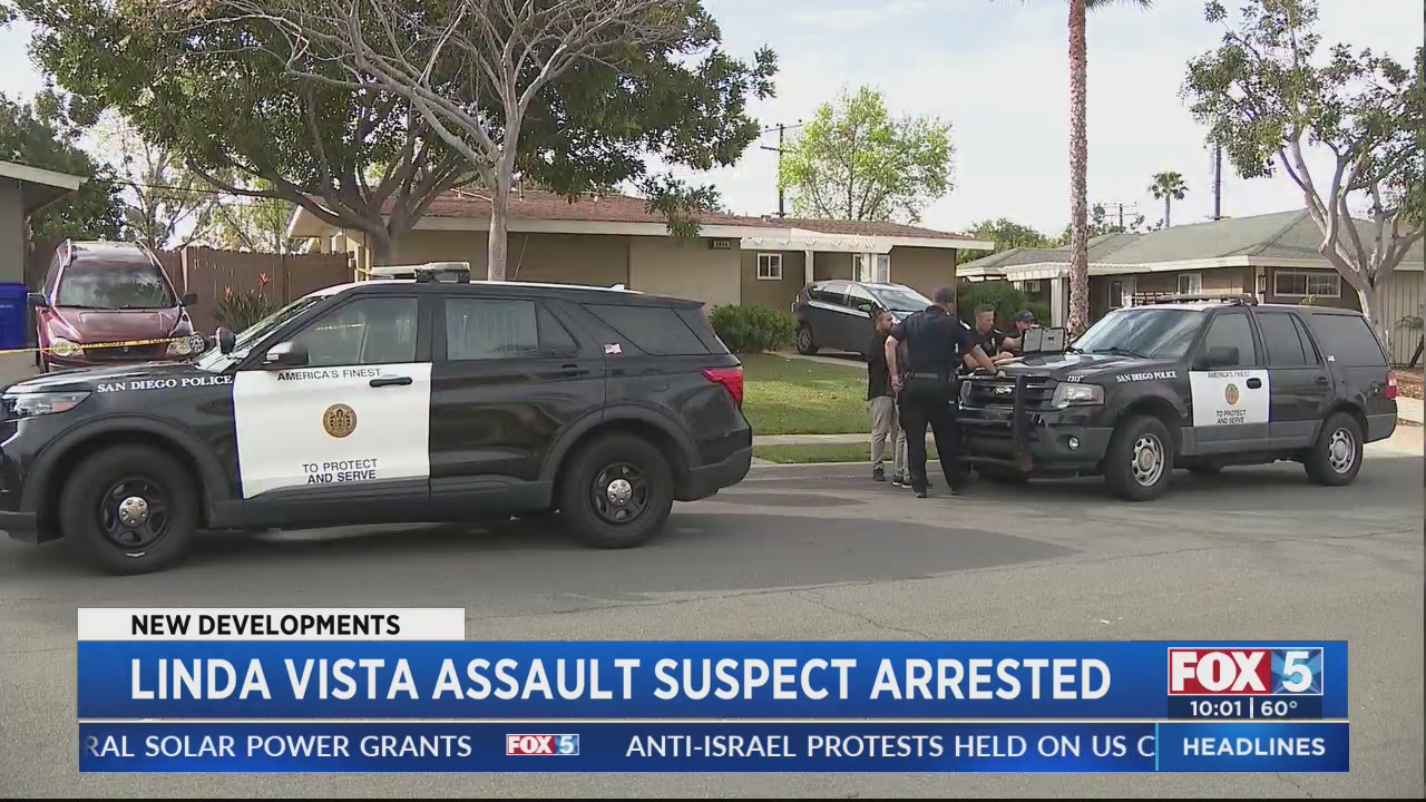 Linda Vista assault suspect arrested – FOX 5 San Diego & KUSI News
