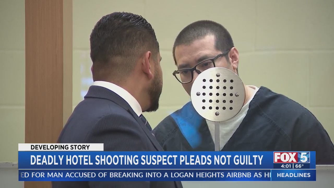 Mission Valley hotel shooting suspect pleads not guilty – FOX 5 San ...