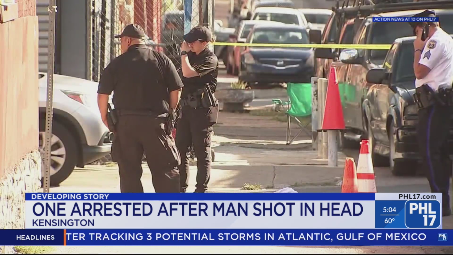 A person arrested after a man was shot in the head in Kensington ...