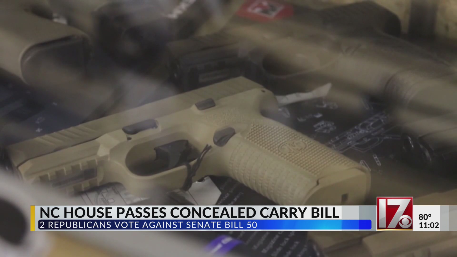 NC House passes concealed carry bill – CBS17.com