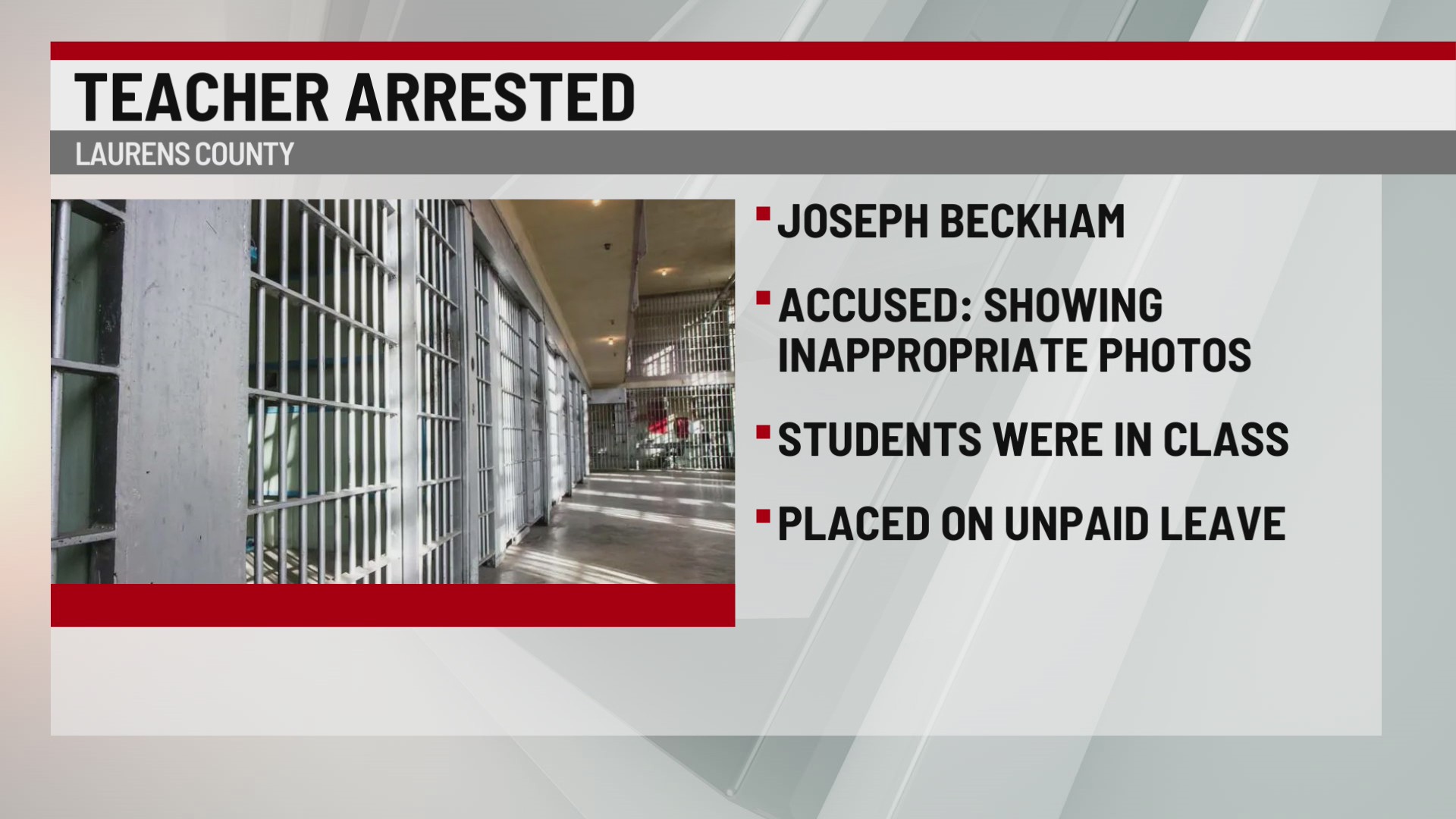 Upstate teacher arrested for showing “inappropriate photos” to students ...