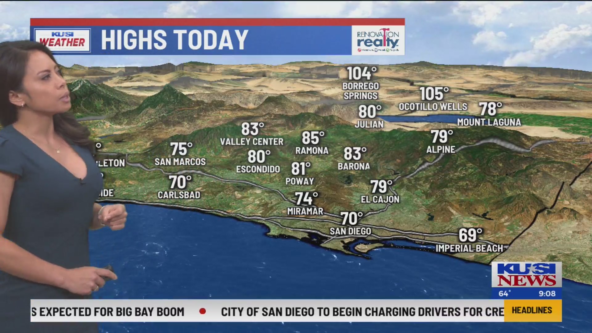 Temperature outlook for the 4th of July – FOX 5 San Diego & KUSI News