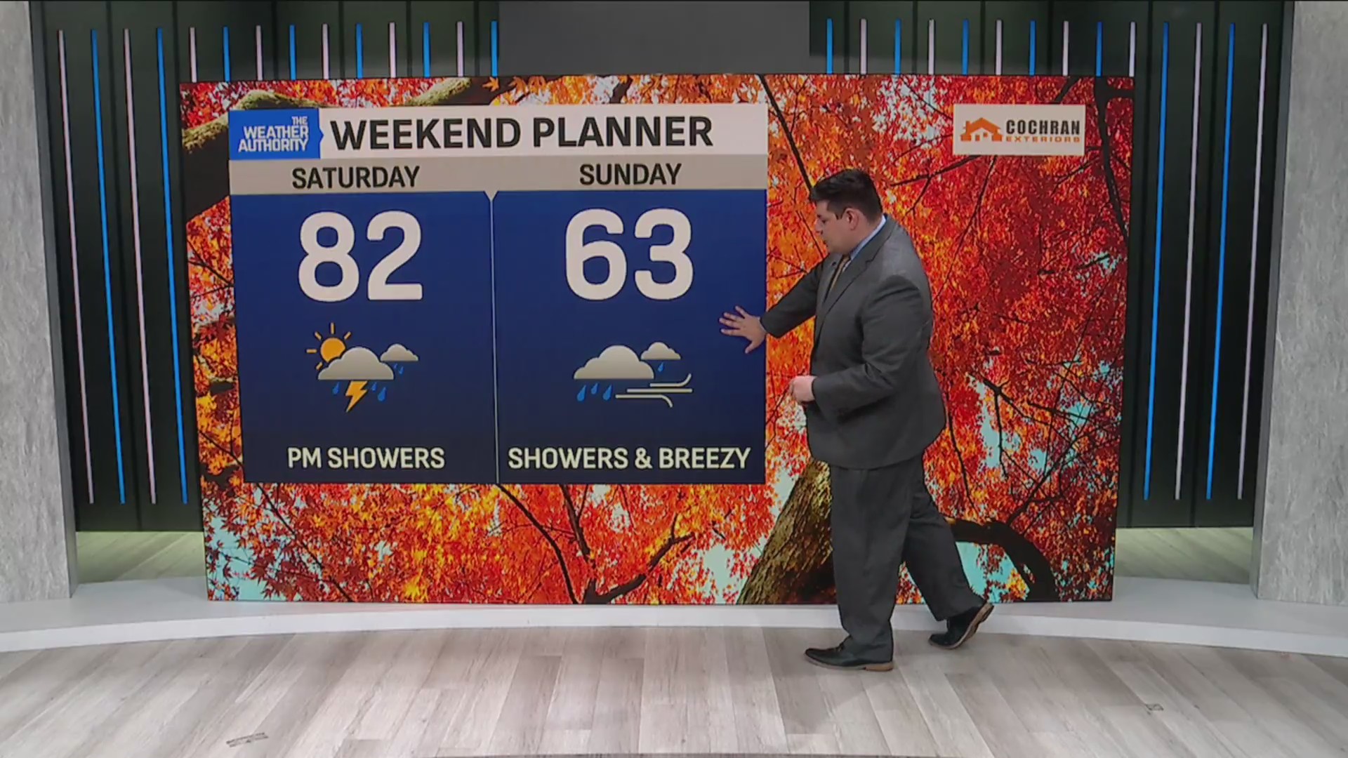 Expect a warm and dry Friday with storm chances returning this weekend ...