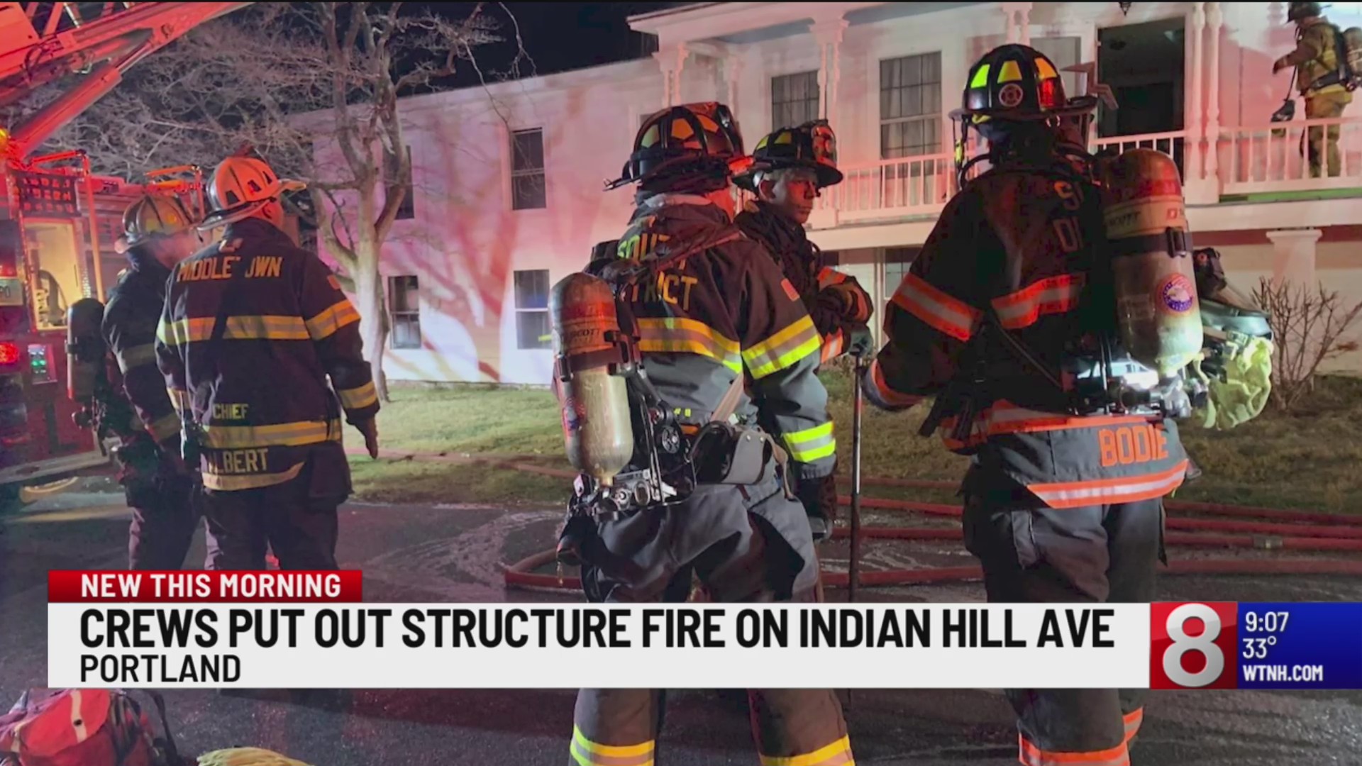 No injuries reported after fire in Portland – WTNH.com