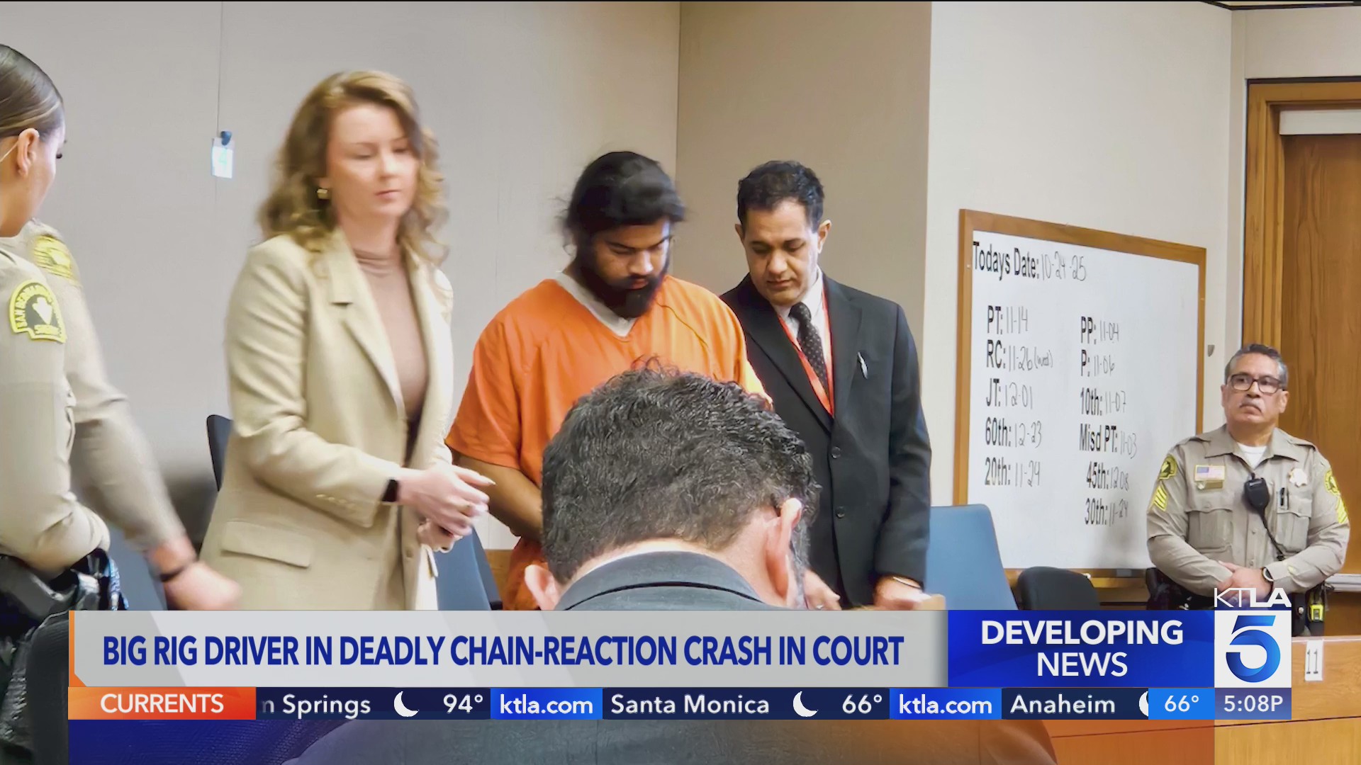 Big-rig driver in deadly Ontario multi-car crash appears in court – KTLA