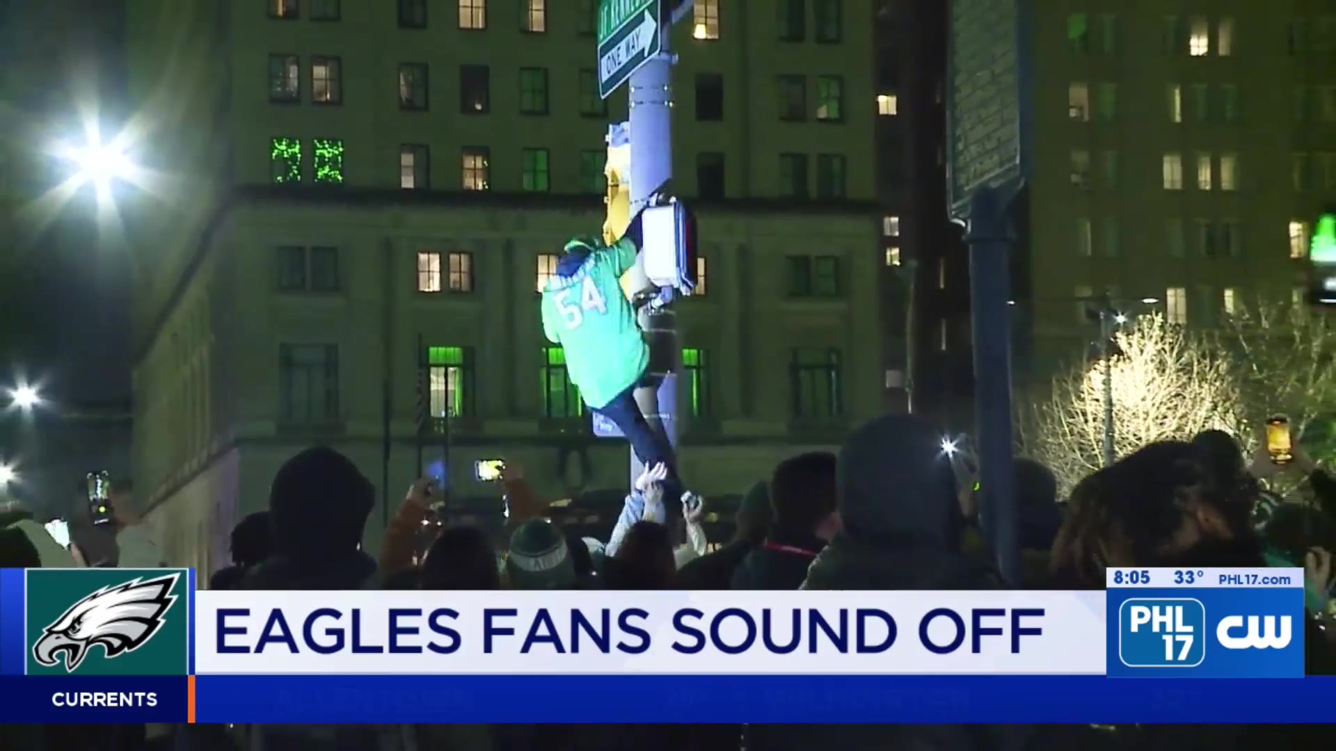 Eagles fans flock to Broad Street to celebrate Super Bowl victory ...