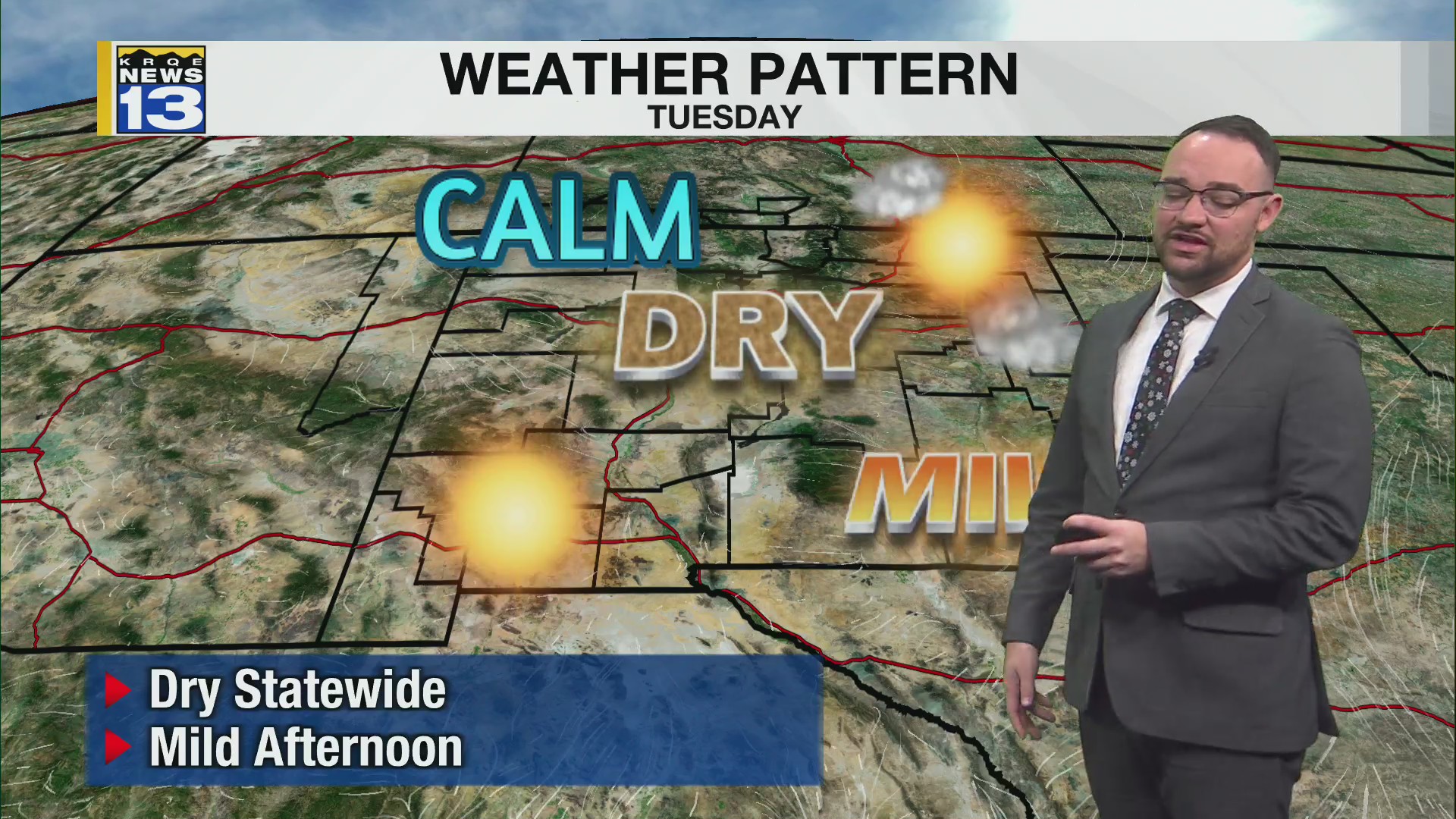Dry and mild weather continues into next week – KRQE NEWS 13 – Breaking ...