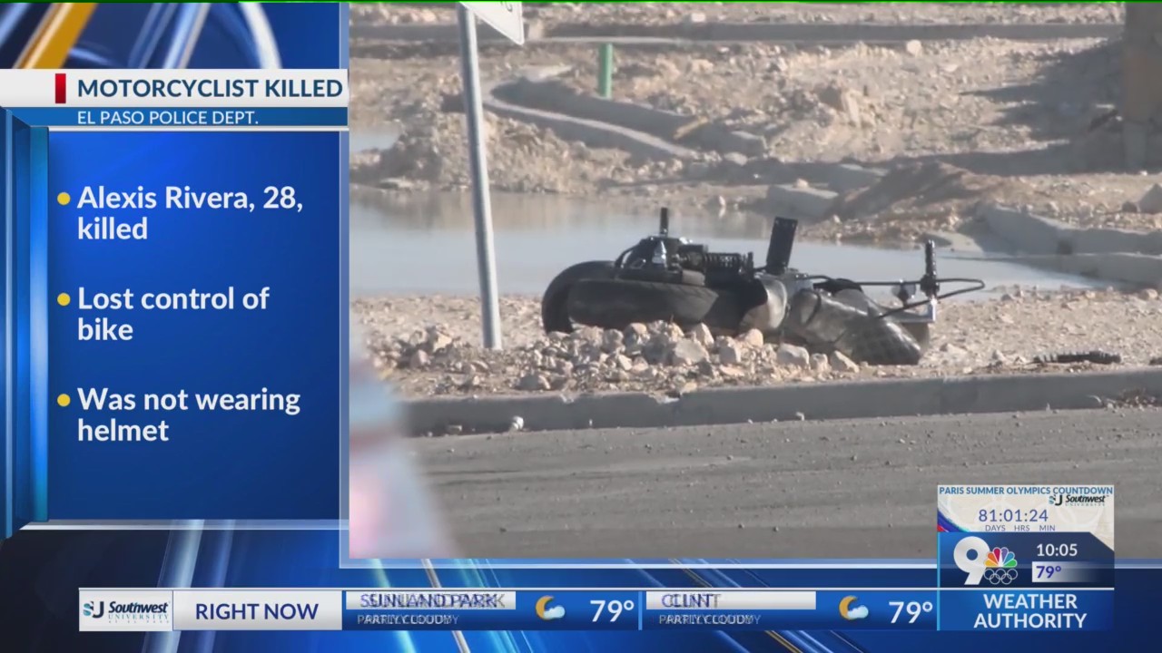 Motorcyclist killed after losing control of bike – KTSM 9 News