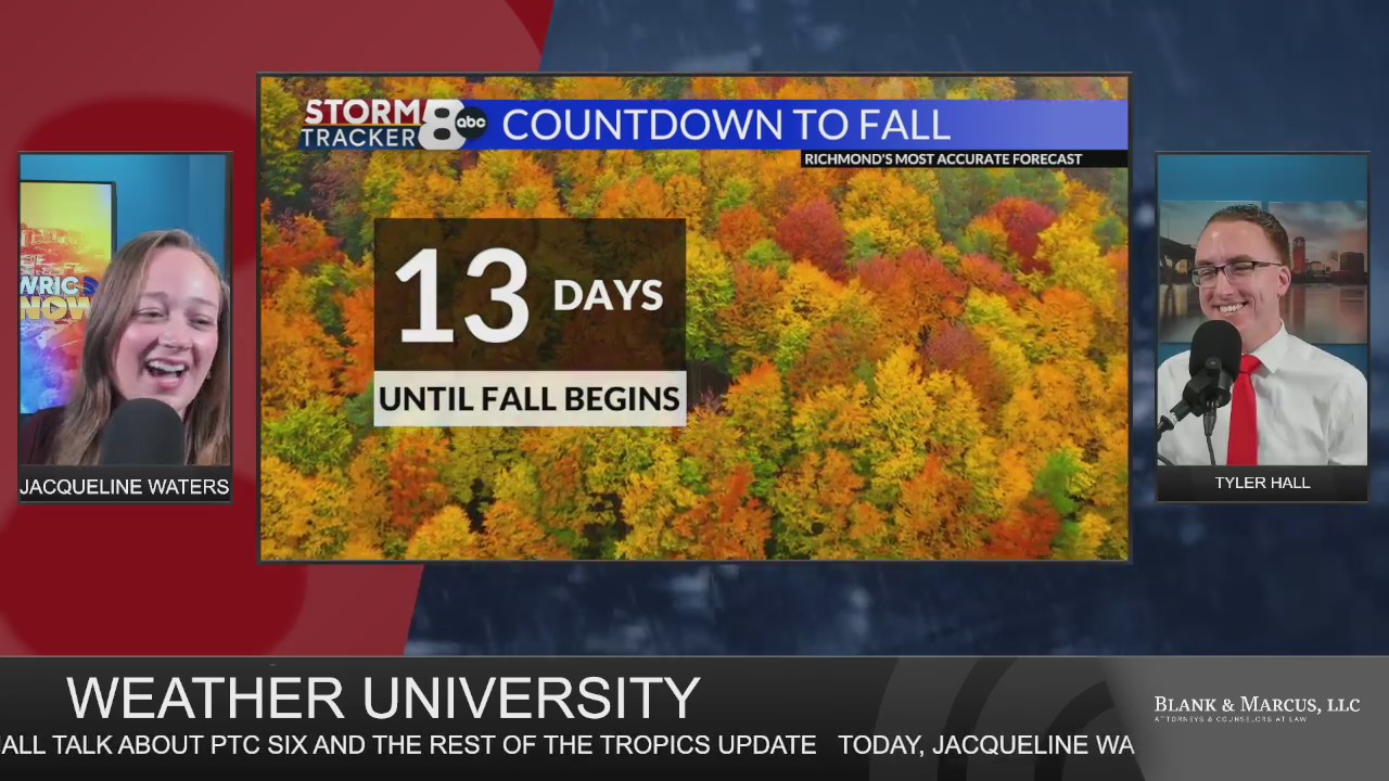 Wric Mu Ac In Weather University: Fall foliage and the tropics – WRIC ABC 8News