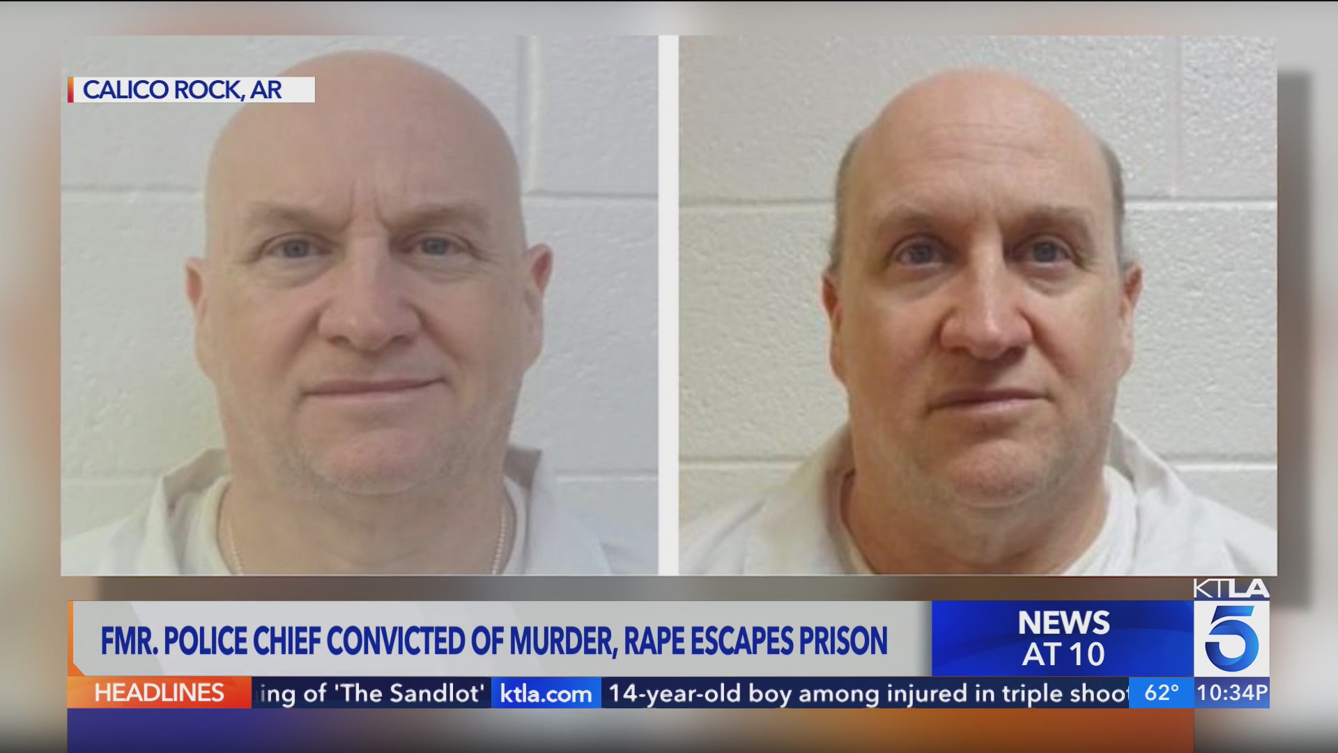 Manhunt underway for former police chief who escaped prison – KTLA