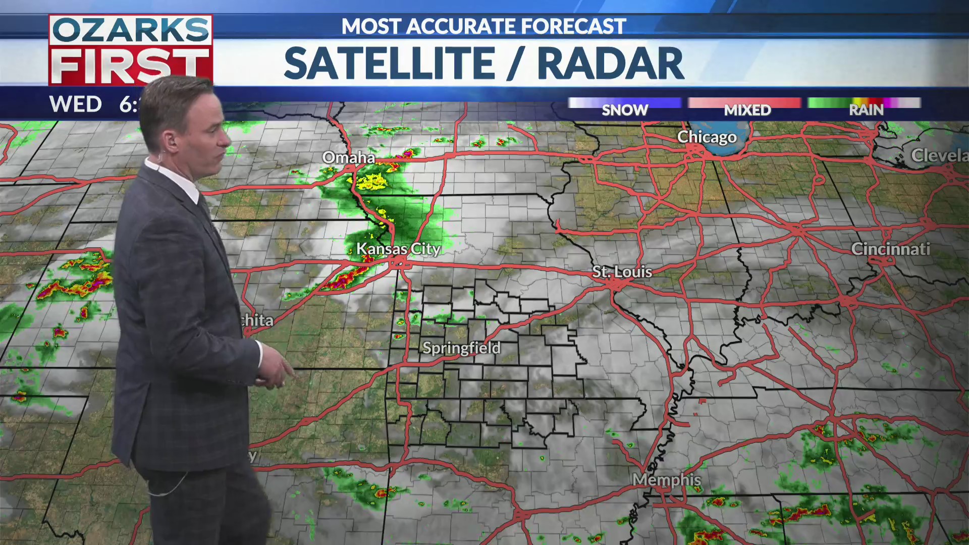 Bouts of showers and storms through the weekend – KOLR – OzarksFirst.com