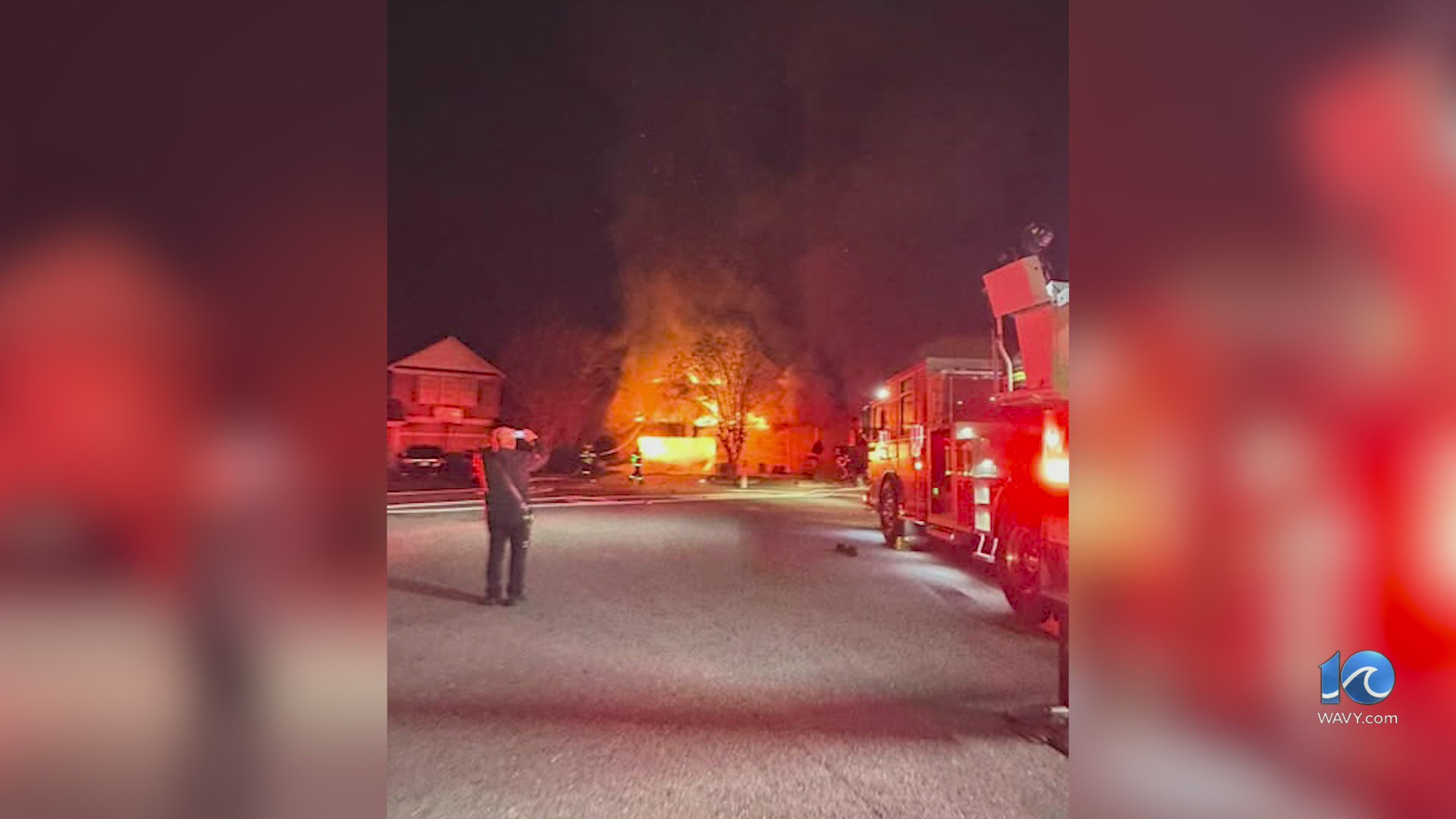 Two adults and four children displaced after house fire in Suffolk ...