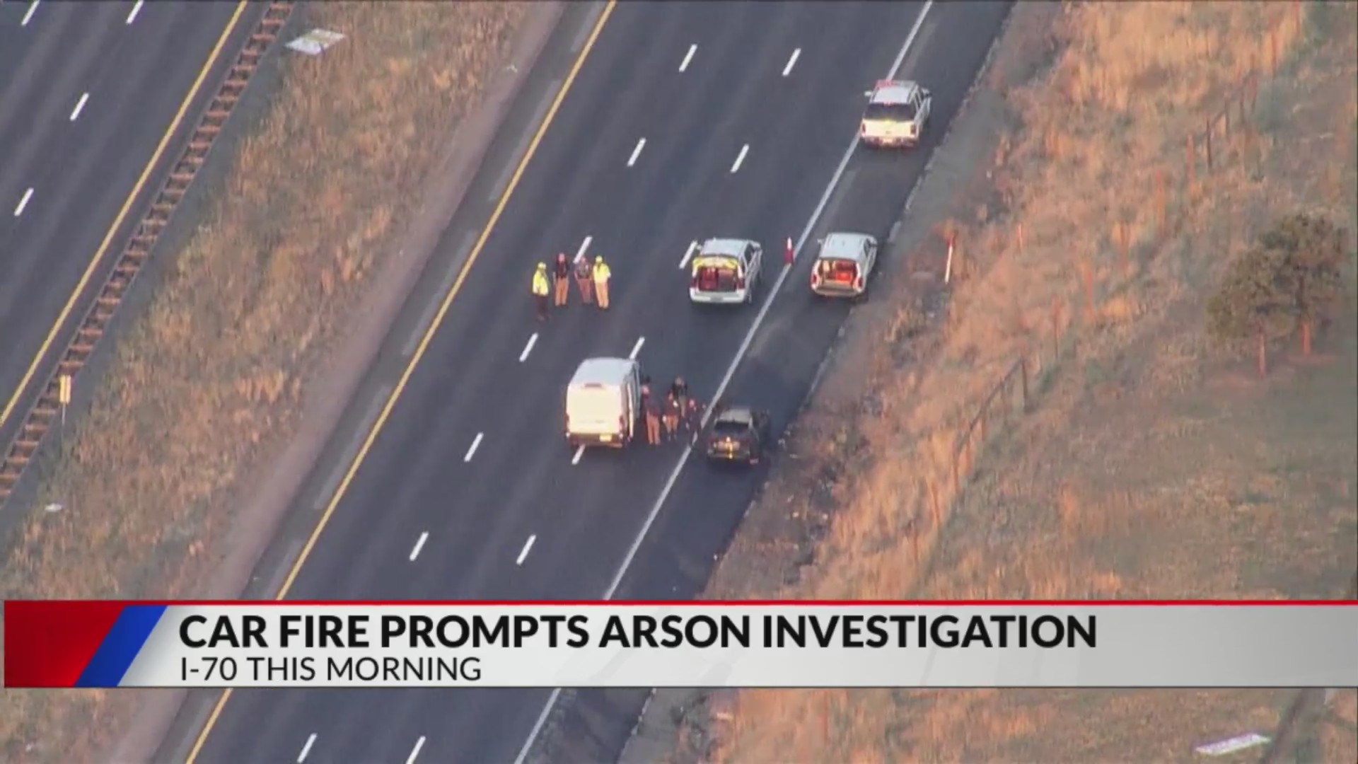Arson investigation underway after vehicle fire on I-70 in Jefferson ...