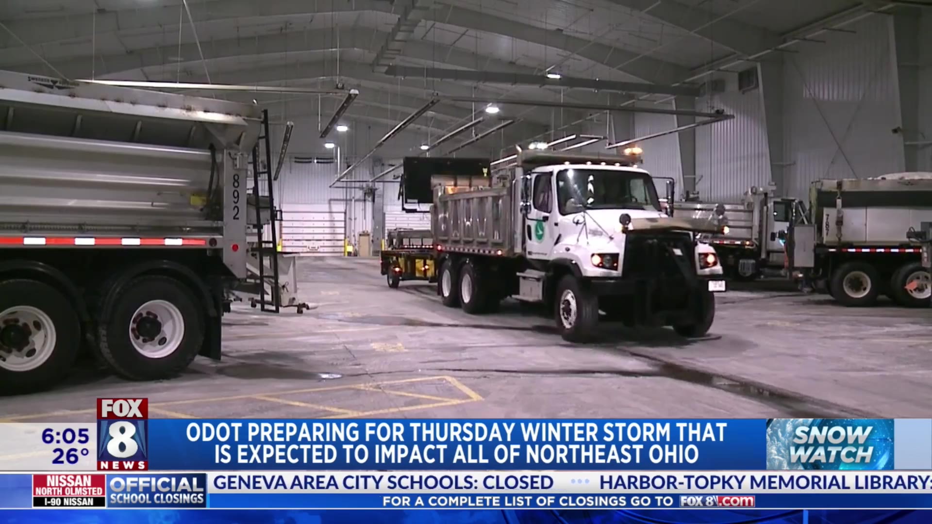 ODOT warns NE Ohio drivers ahead of 2 snow rounds – Fox 8 Cleveland WJW