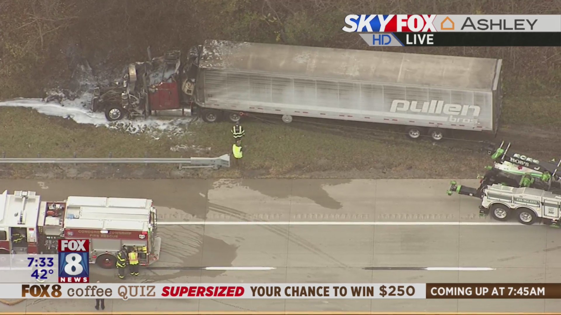 Multiple semis involved in crash on I-90 – Fox 8 Cleveland WJW