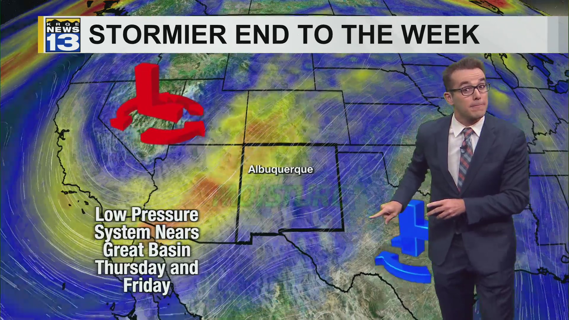 Monsoon system approaches & cooler – KRQE NEWS 13 – Breaking News ...