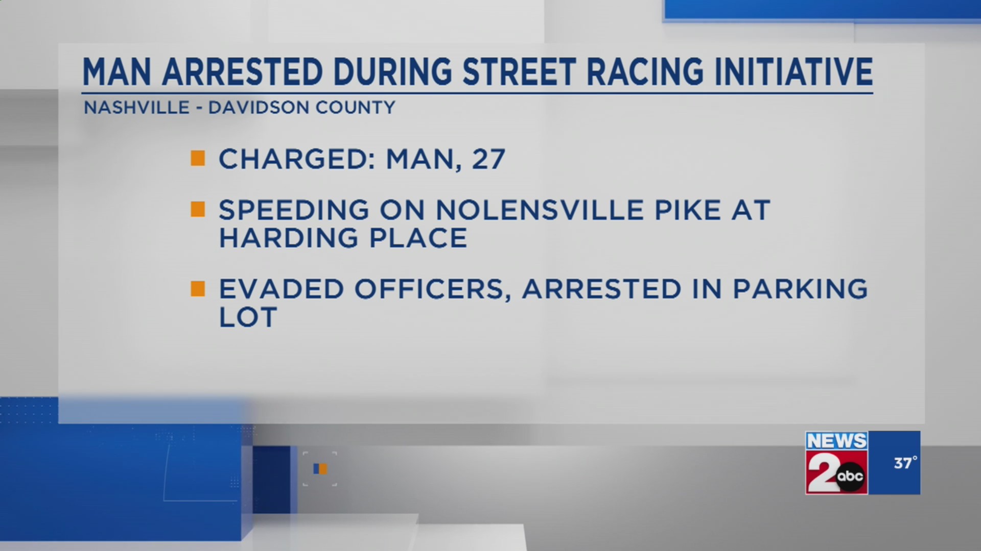 Alleged street racer arrested after evading Metro police twice in one ...