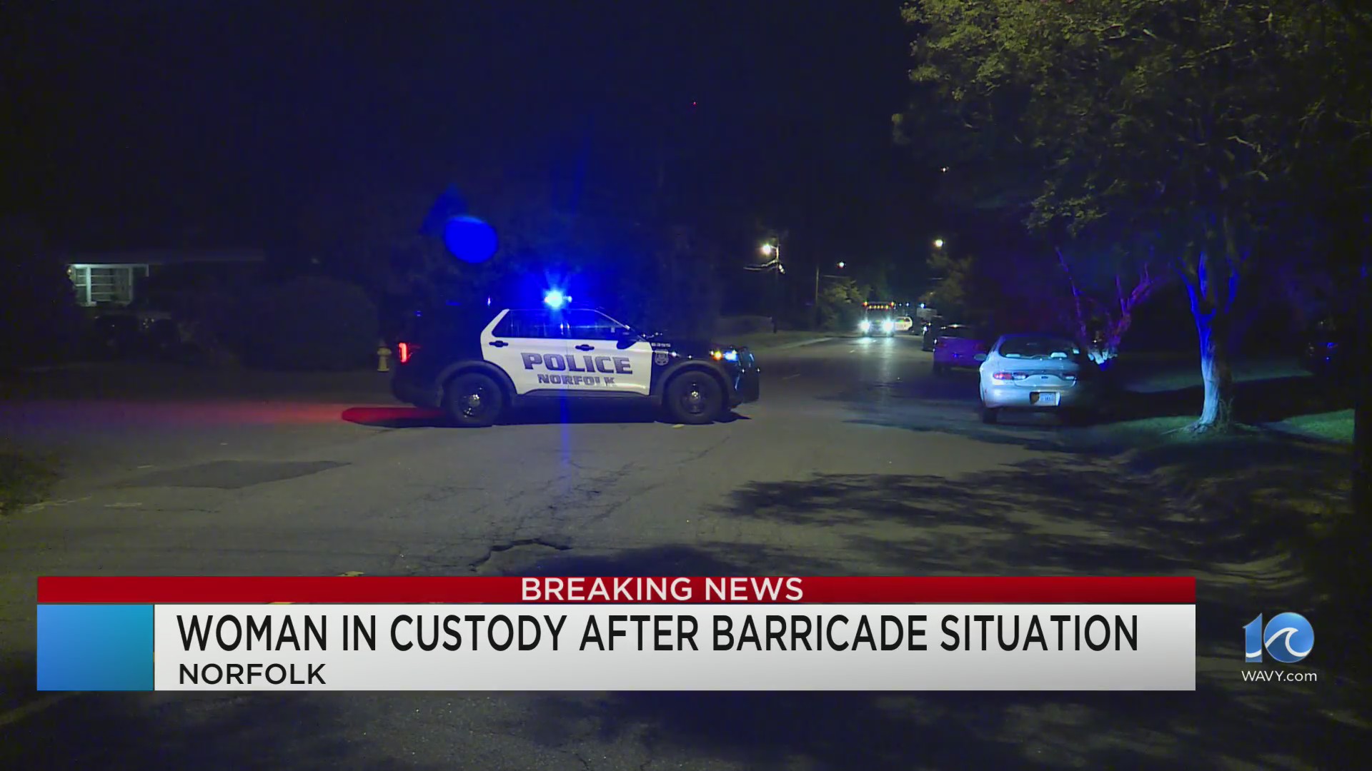 Woman taken into custody following barricade in Norfolk – WAVY.com