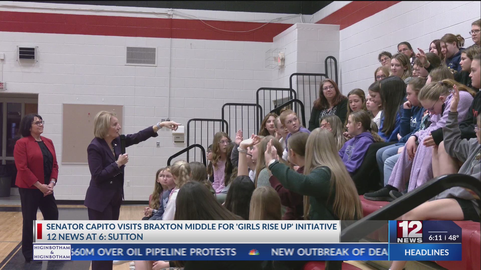 Senator Capito visits Braxton County Middle School for ‘West Virginia