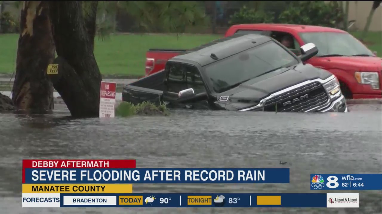 Manatee County residents try to dry out after Hurricane Debby – WFLA
