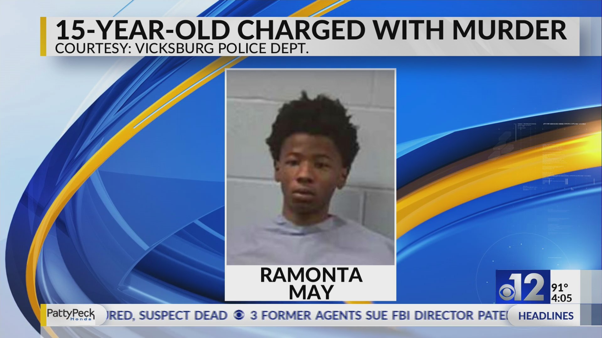 Vicksburg teen accused of killing 14-year-old – WJTV
