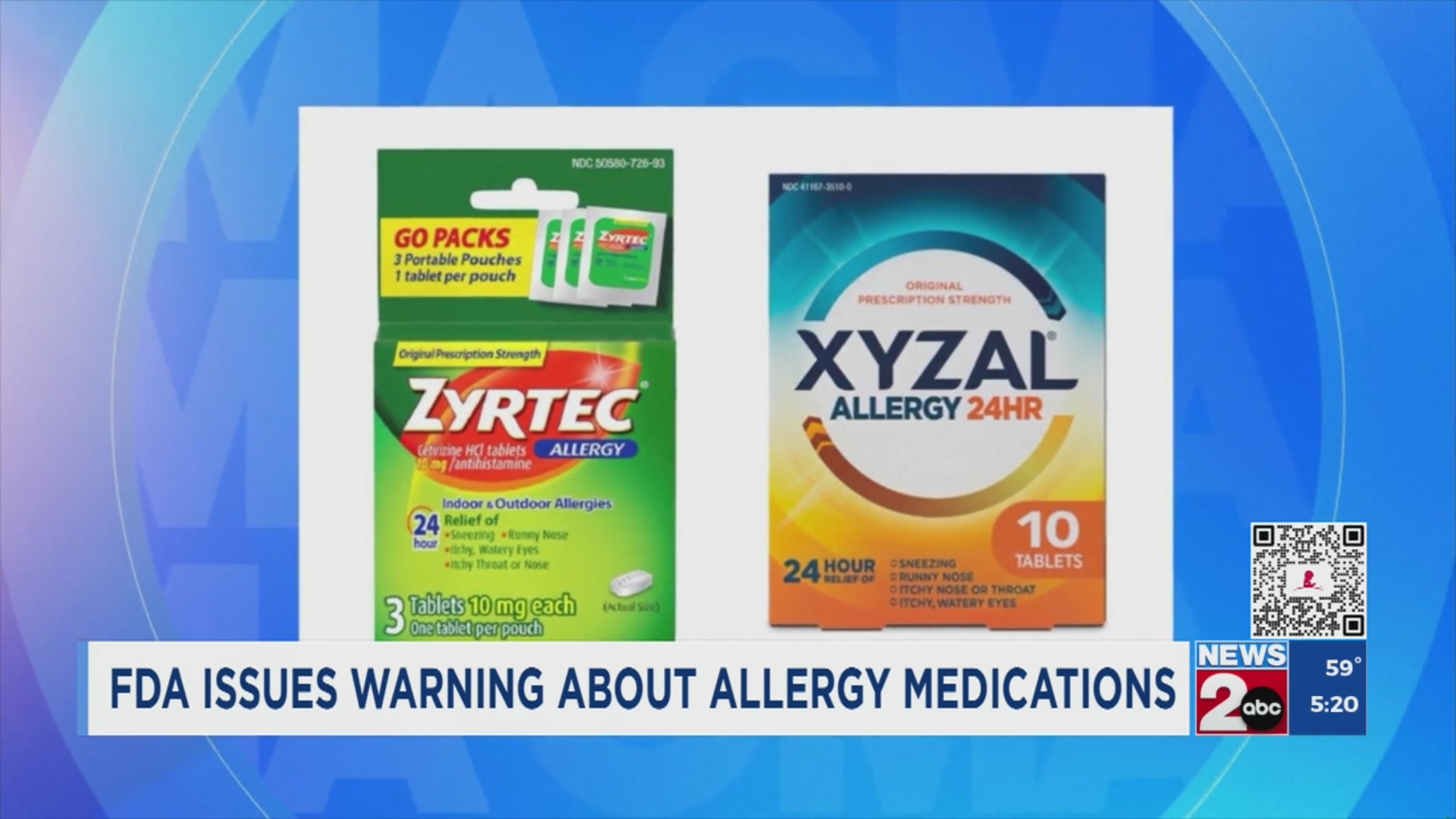 FDA issues warning about allergy medications – WKRN News 2