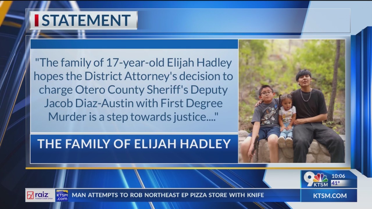 Otero County deputy charged in death of teen – KTSM 9 News