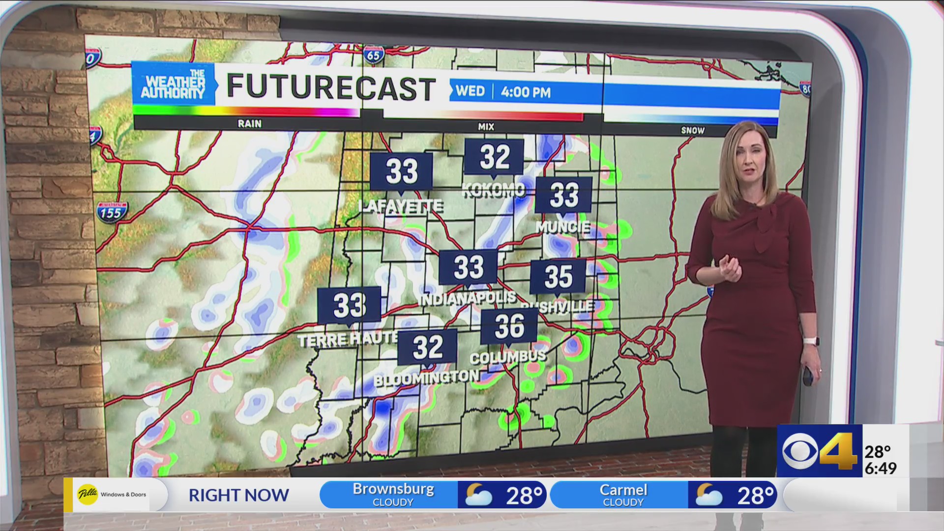 Snow showers return followed by bitter cold air – Fox 59
