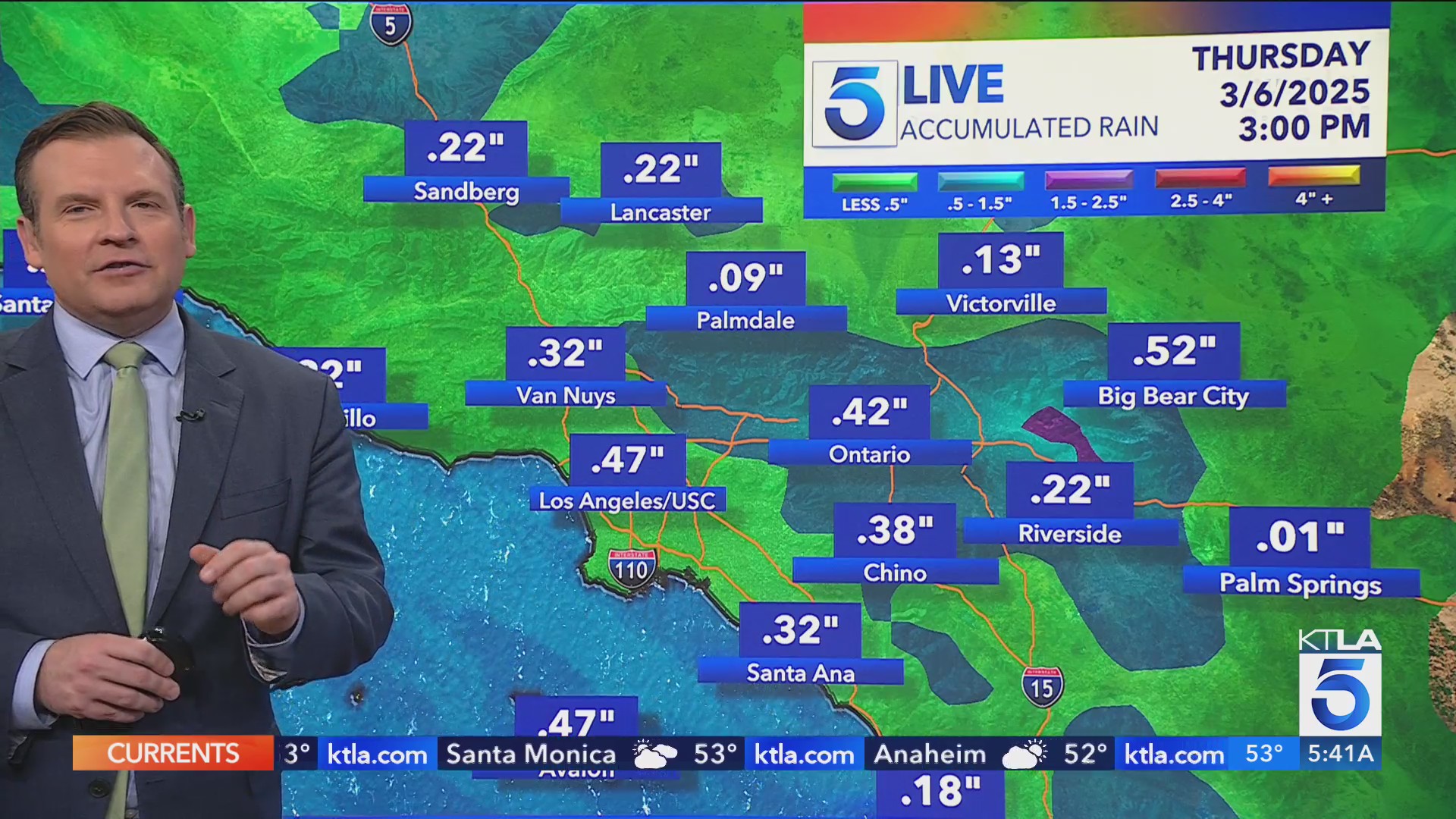 Storm closes in on SoCal. Here’s when the rain arrives – KTLA