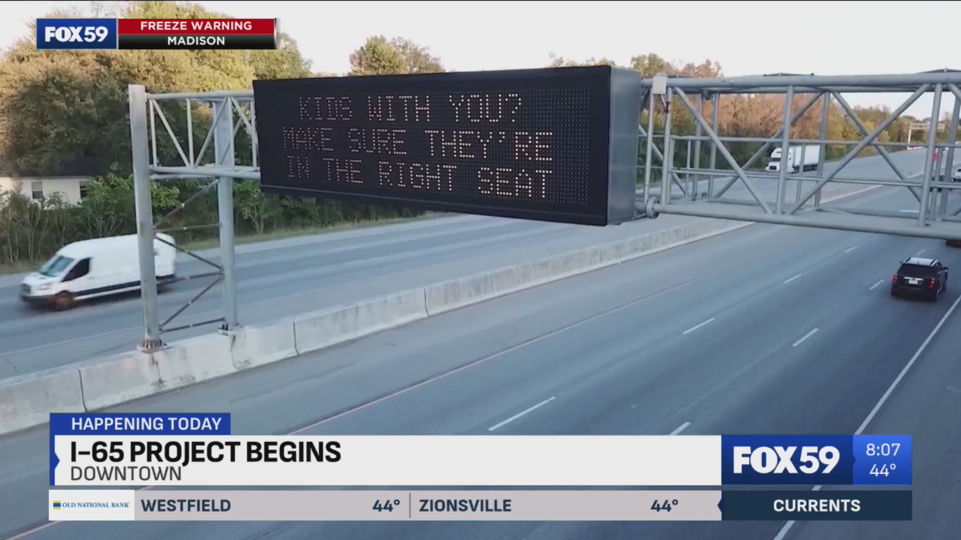 Major road closure on I-65 to effect drivers for next 16 days, what to ...