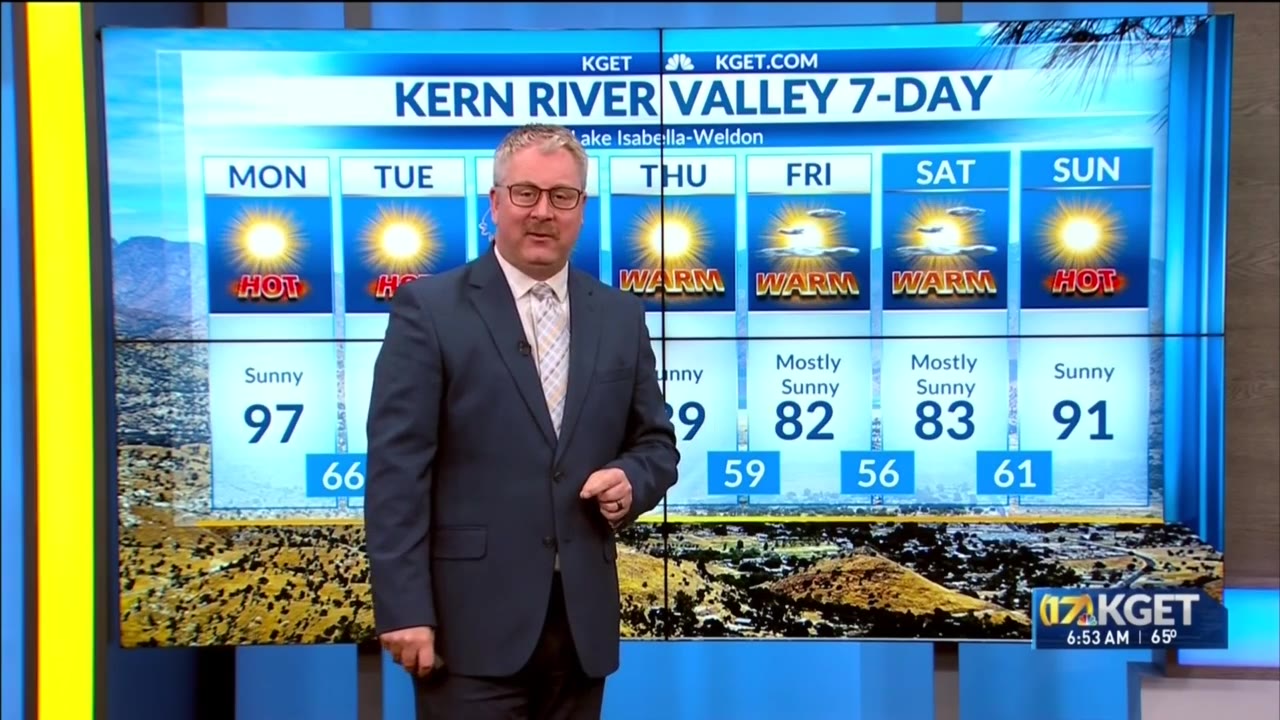 Temps to warm back up Monday, gradual cool down expected throughout the ...