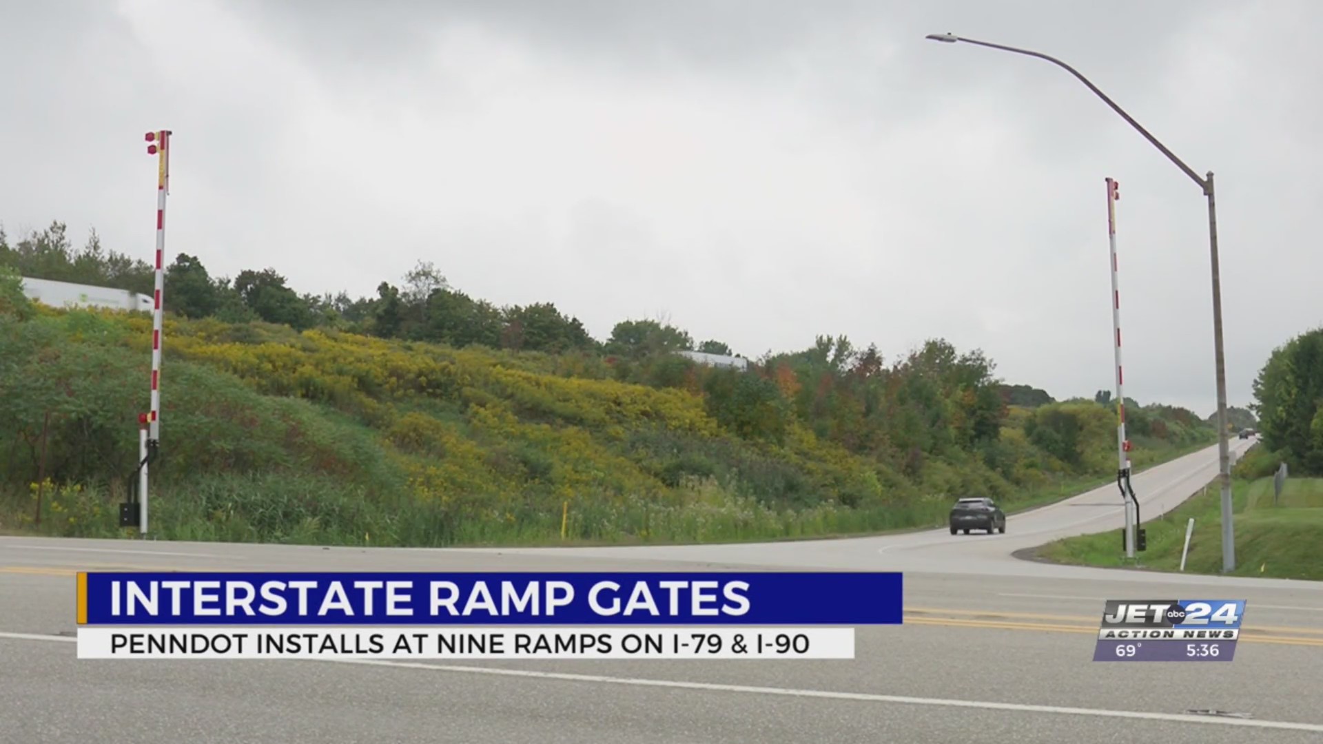 New on-ramp gates going up on Interstates 79, 90 – WJET/WFXP/YourErie.com