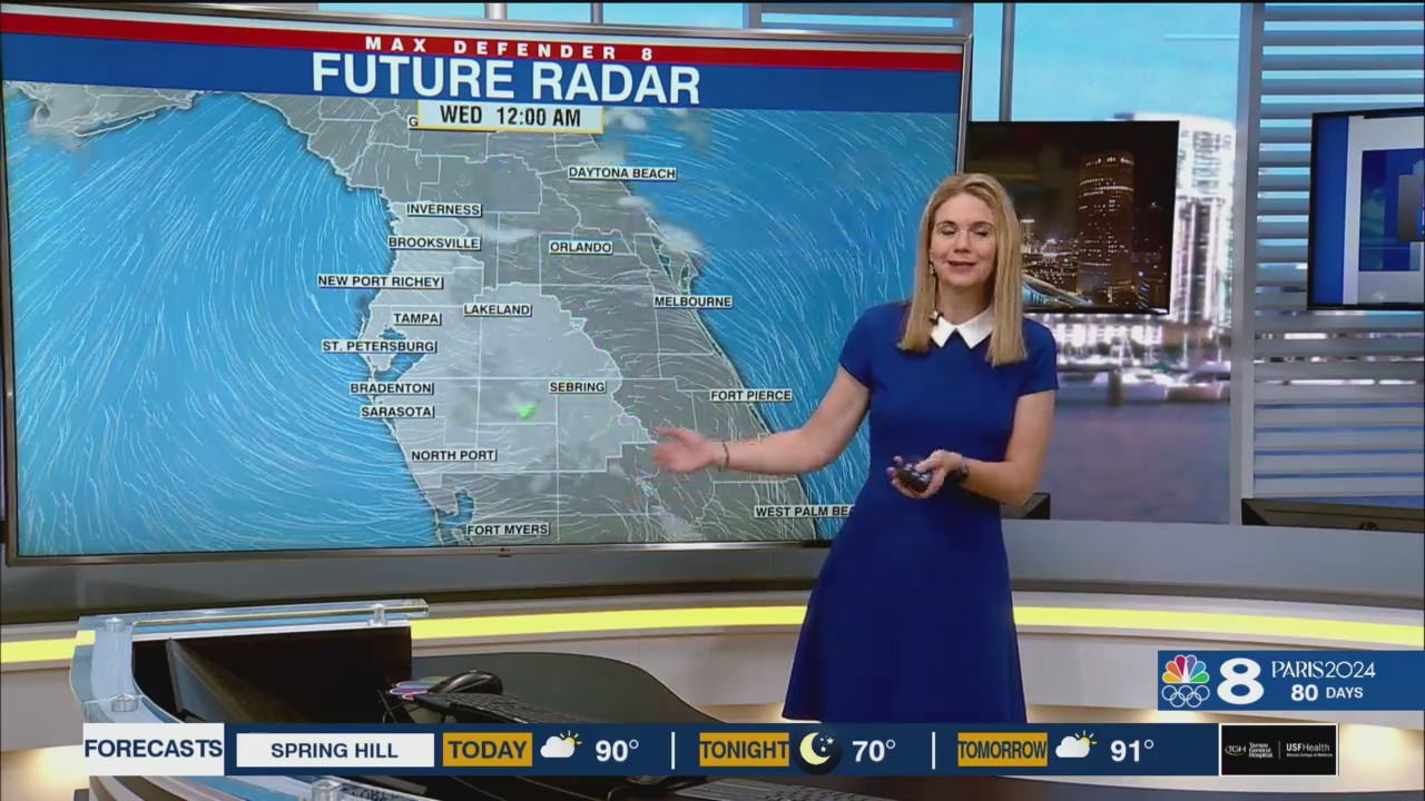 Hot and mainly dry days into the weekend – WFLA