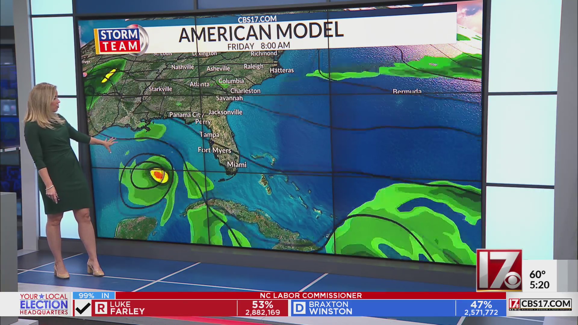 Tracking The Tropics: Rafael now Cat. 1 Hurricane – CBS17.com