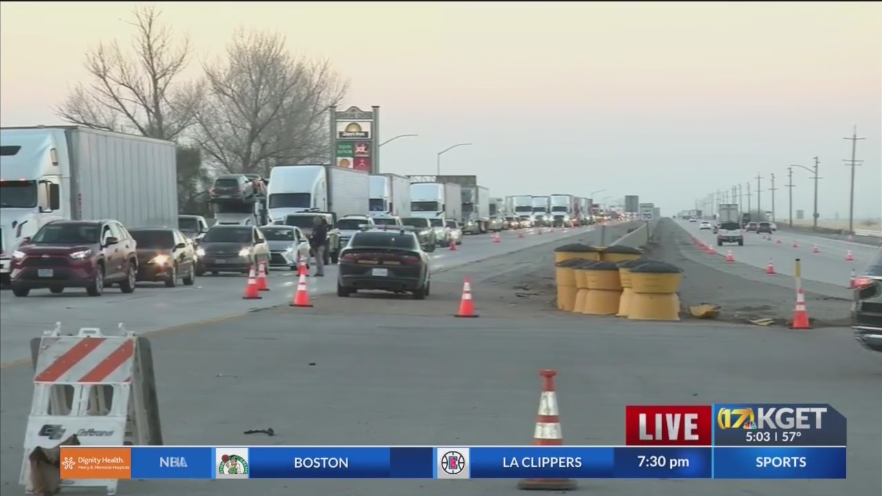 I-5 shut down at Grapevine through Highway 126 due to Hughes Fire: CHP ...