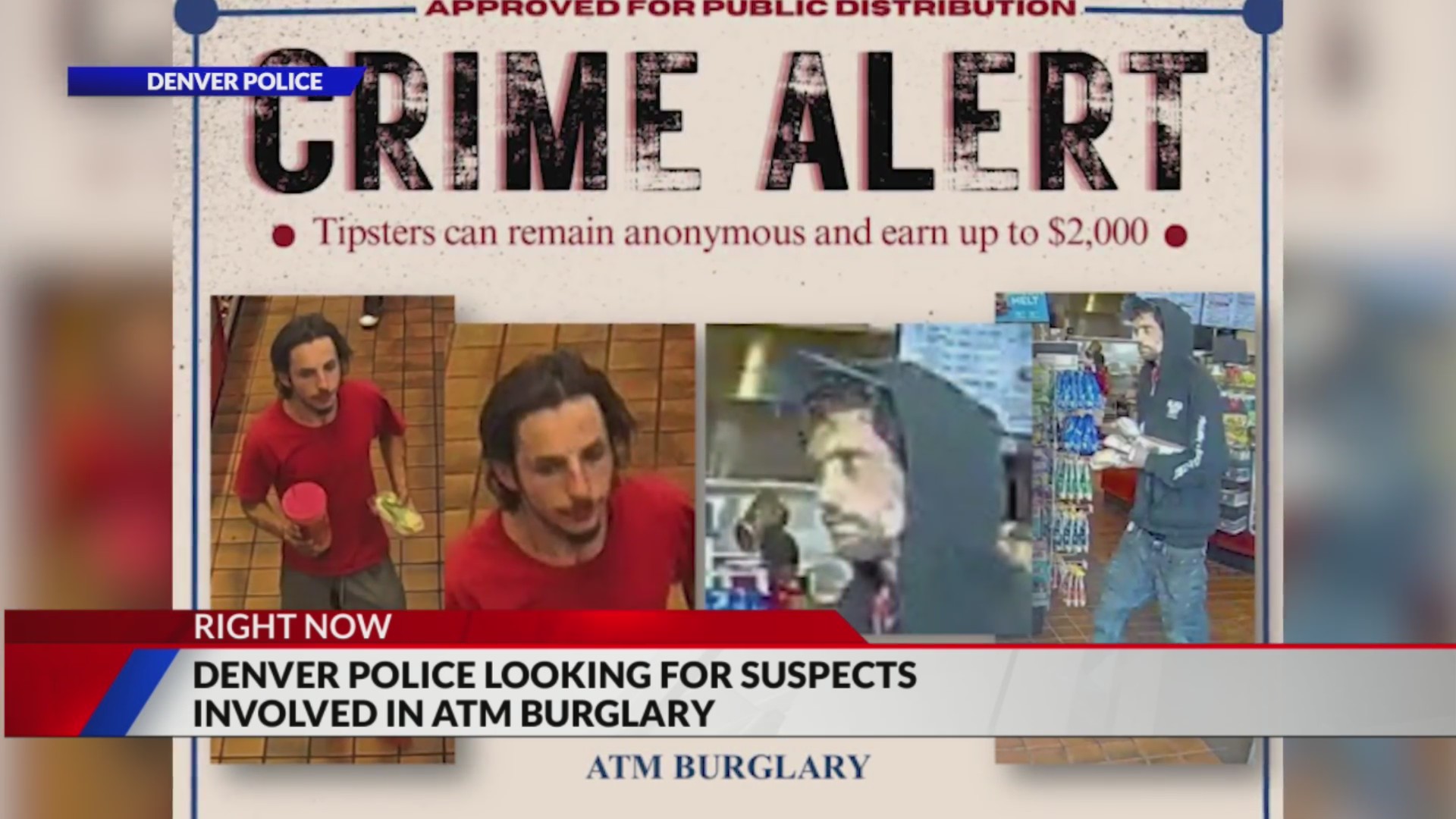 2 suspects wanted for Denver ATM burglary – FOX31 Denver