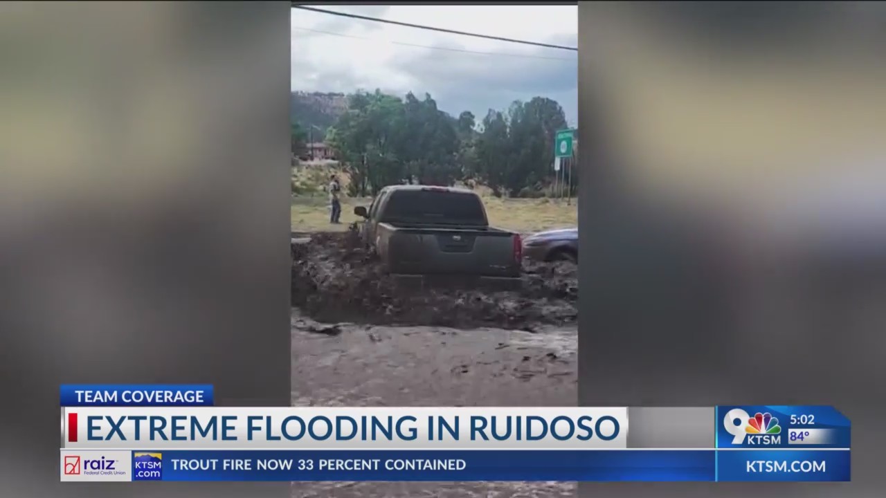 Extreme flooding in Ruidoso – KTSM 9 News