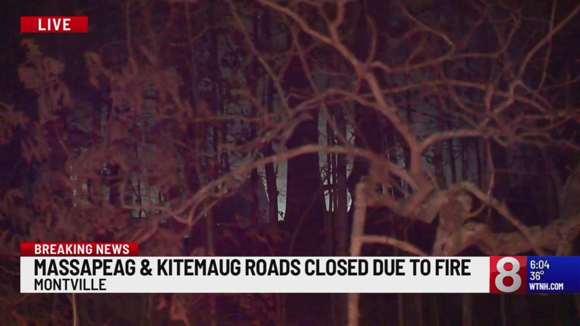 Roads closed as crews battle structure fire in Montville – WTNH.com