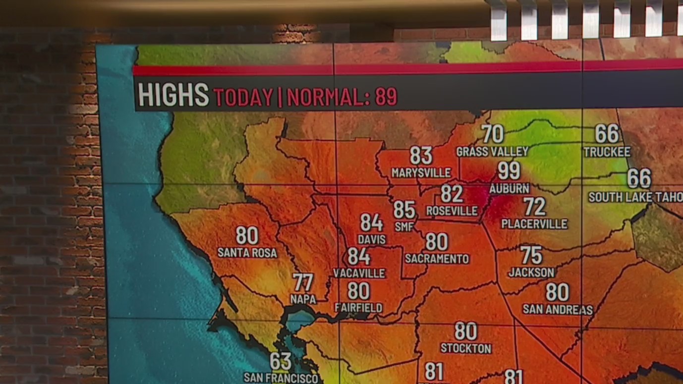 Sacramento region continue to see mid 80s temperatures with some breezy ...