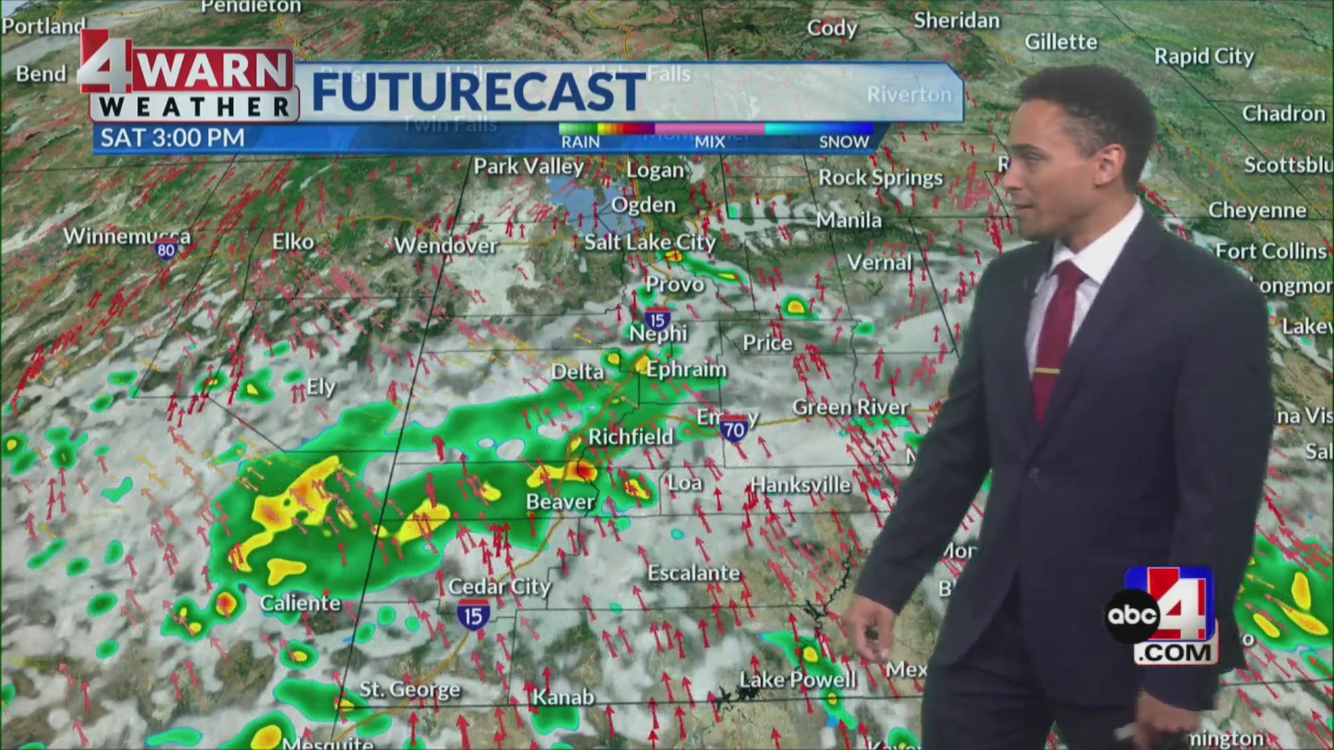 Clouds and sunshine Friday, with isolated to scattered storms into the ...