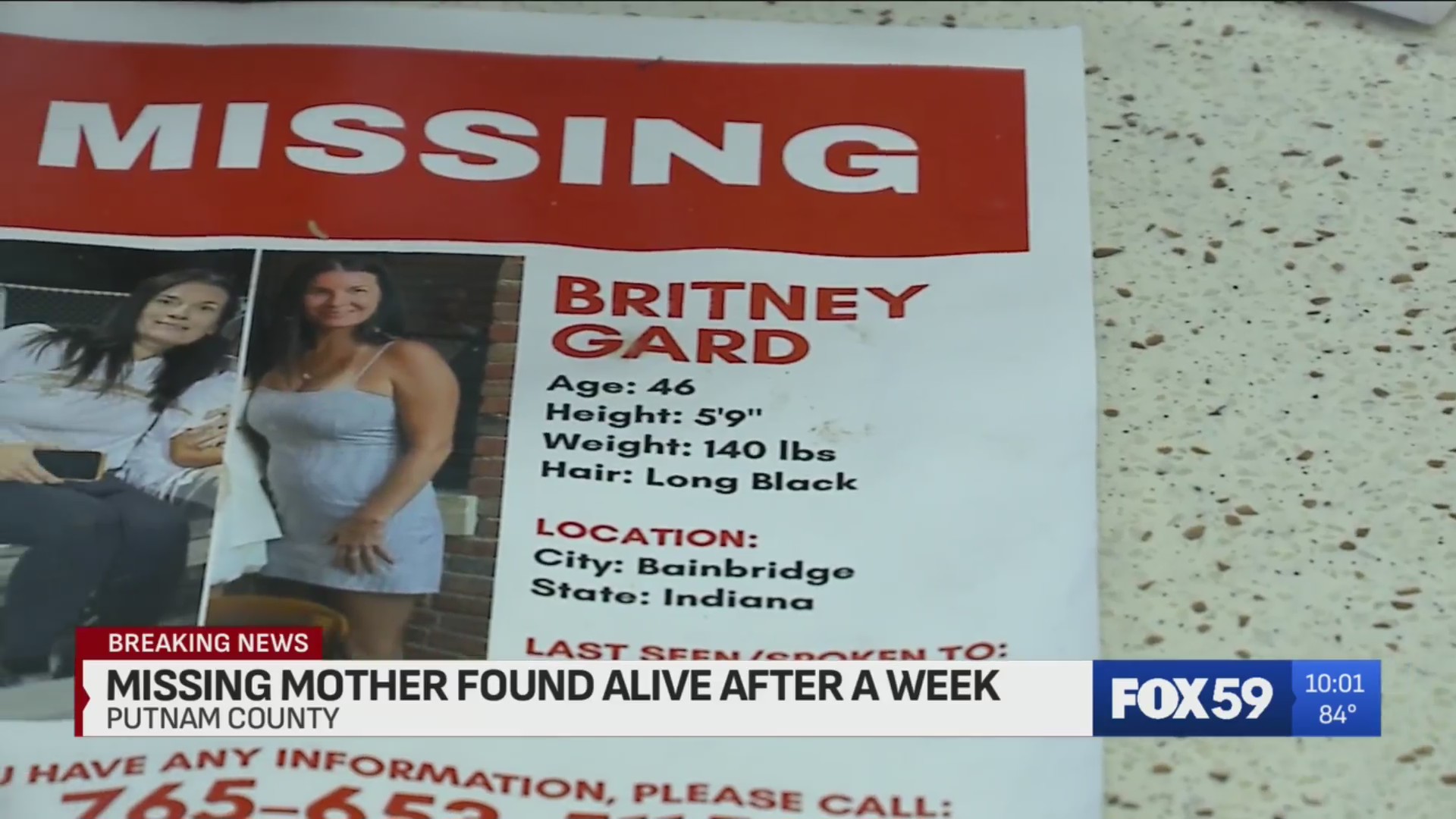 Putnam County woman found alive after missing for one week following ...