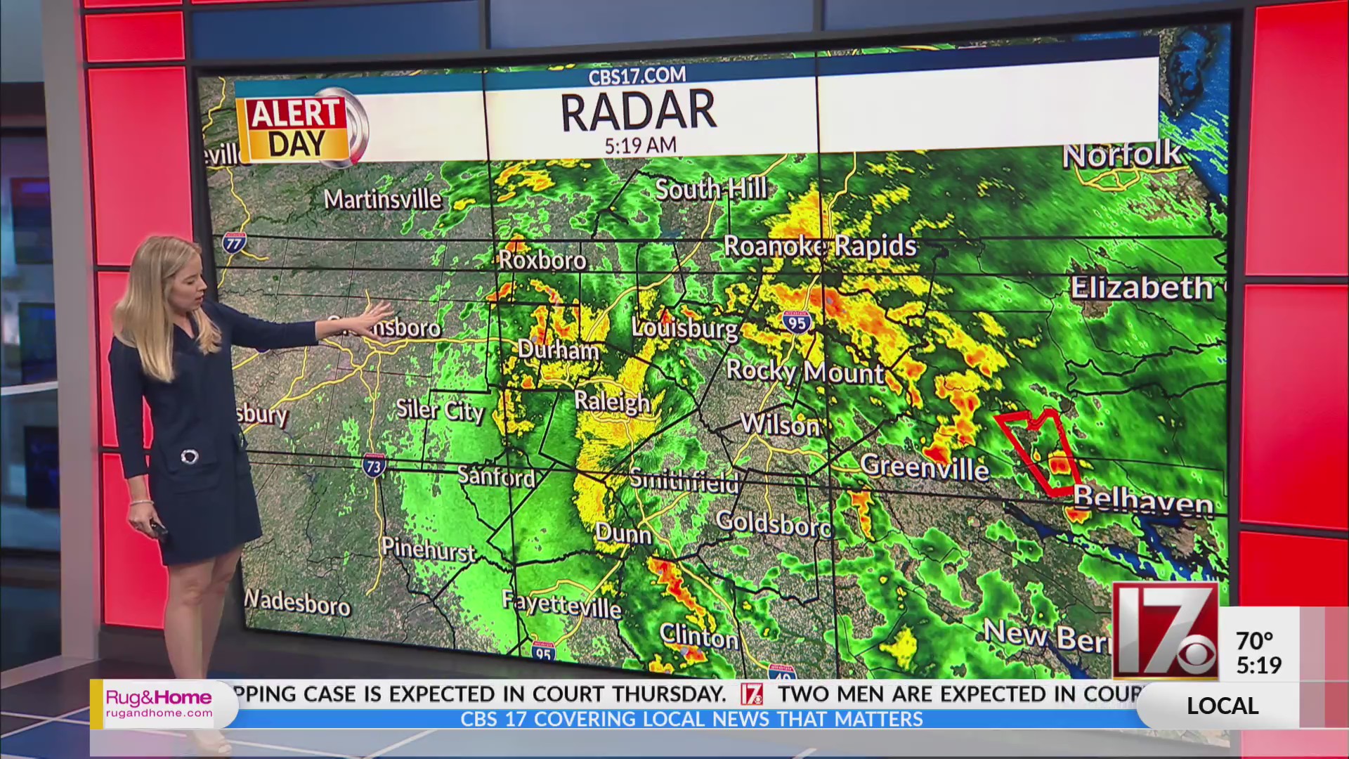 Numerous storms Tuesday, Level 1 severe risk in central NC – CBS17.com