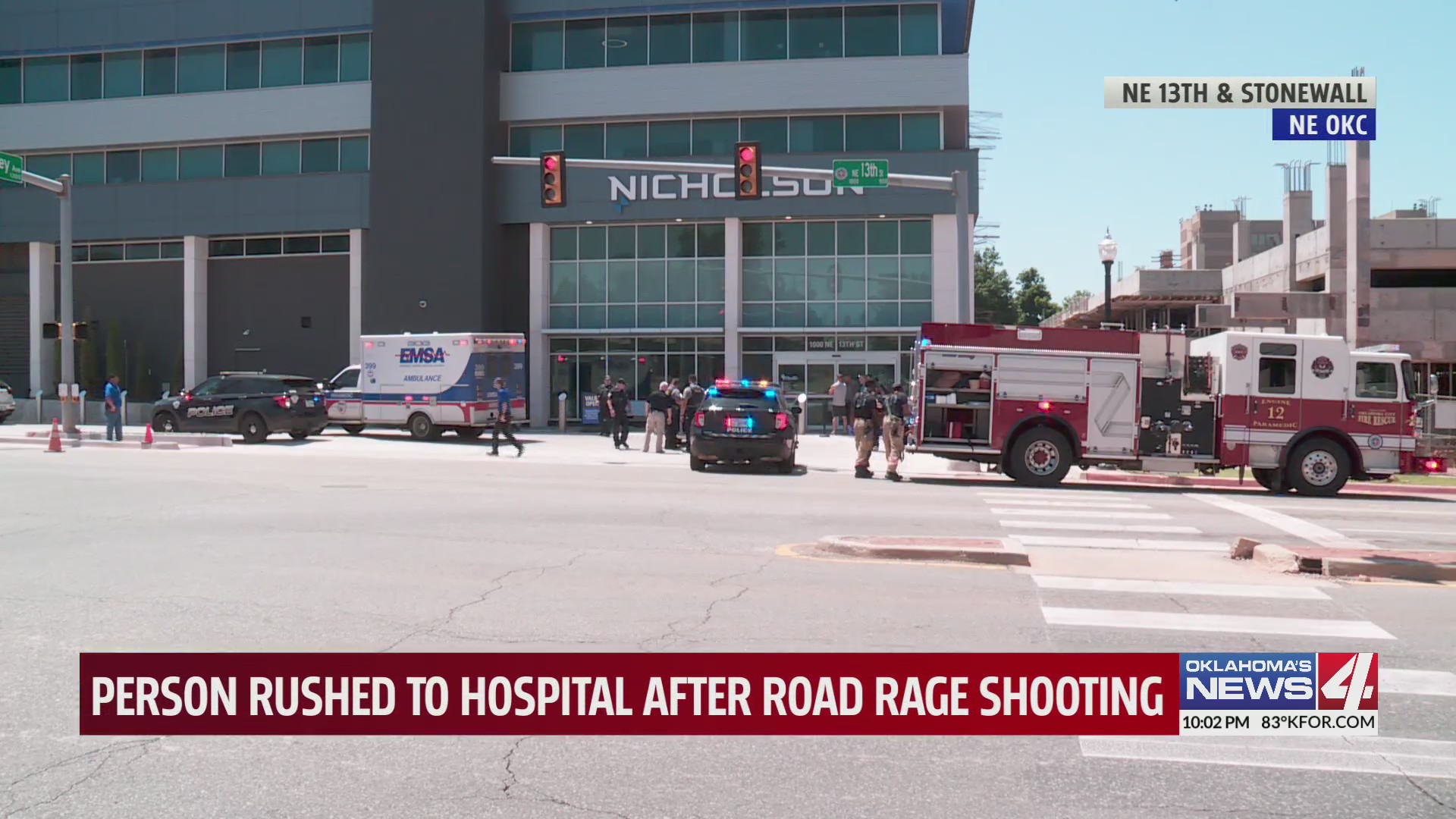 Person rushed to hospital after road rage shooting – KFOR.com Oklahoma City