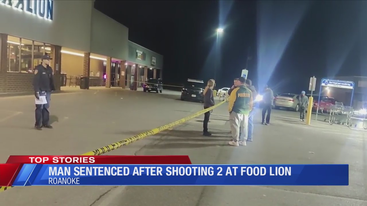 Roanoke man sentenced to over a year after shooting two people at Food ...