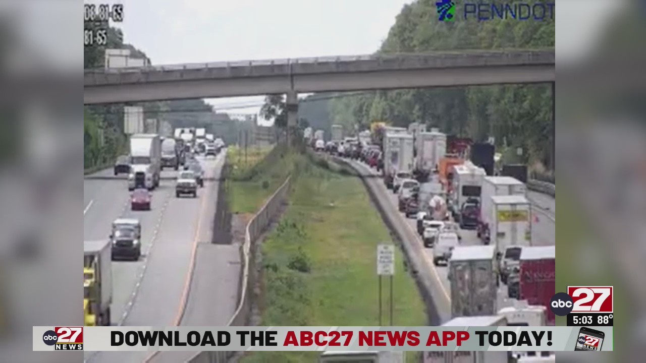 Tractor-trailer crash causing delays on I-81 in Cumberland County – ABC27